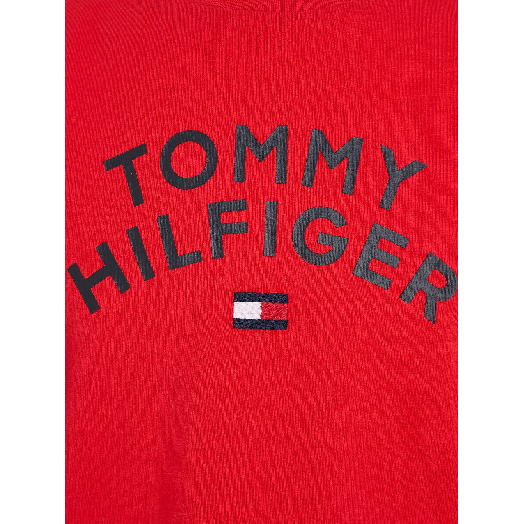 Tommy Hilfiger Tričko KB0KB08548 S Červená Regular Fit - Pepit.sk