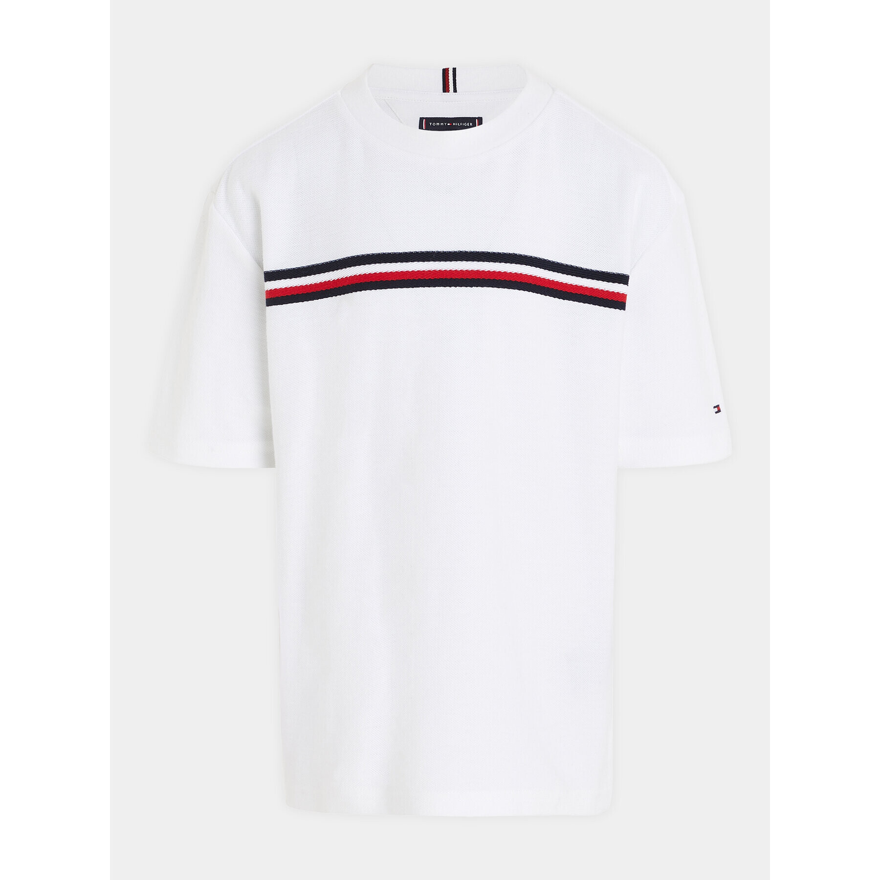 Tommy Hilfiger Tričko KB0KB08580 Biela Regular Fit - Pepit.sk