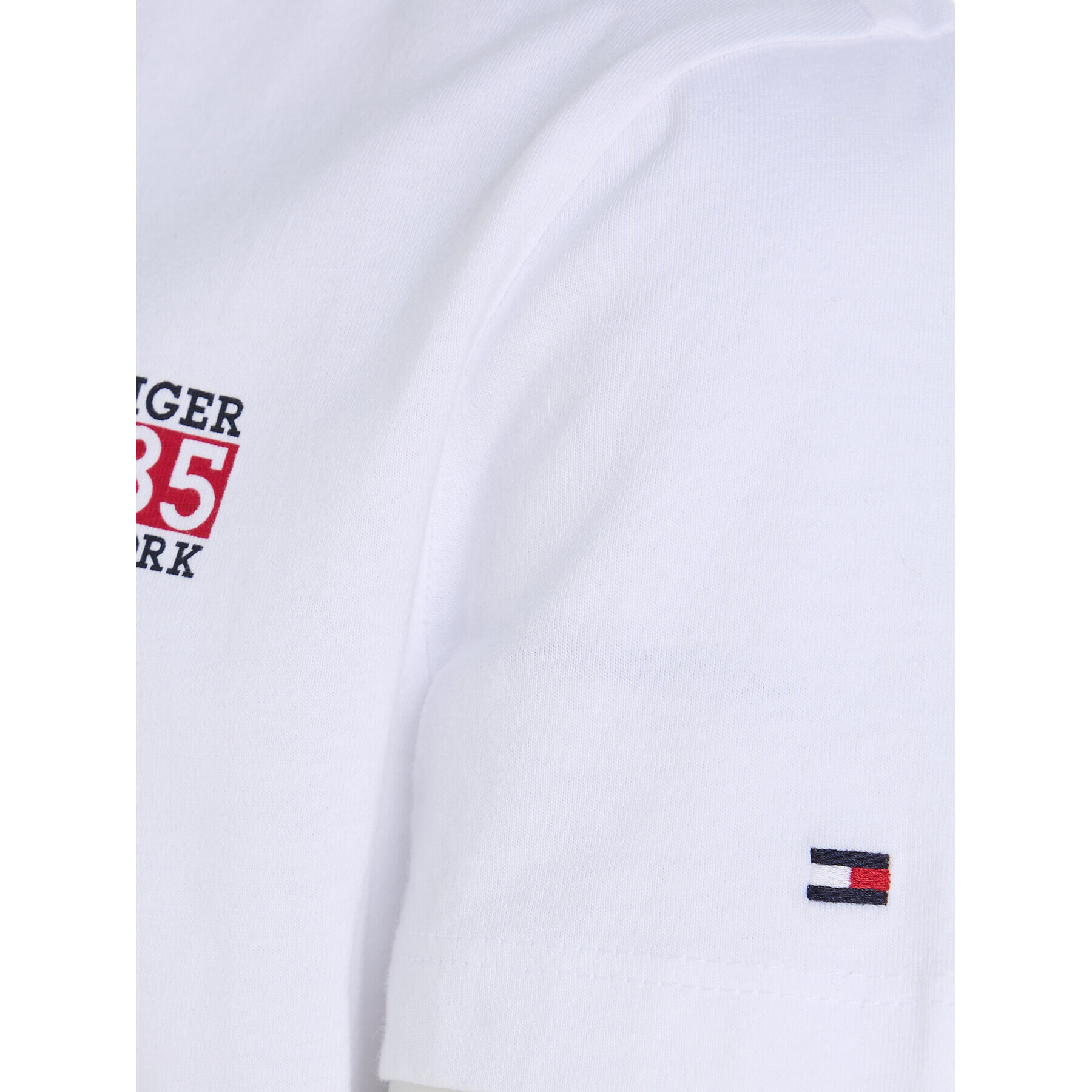 Tommy Hilfiger Tričko KB0KB08626 S Biela Regular Fit - Pepit.sk