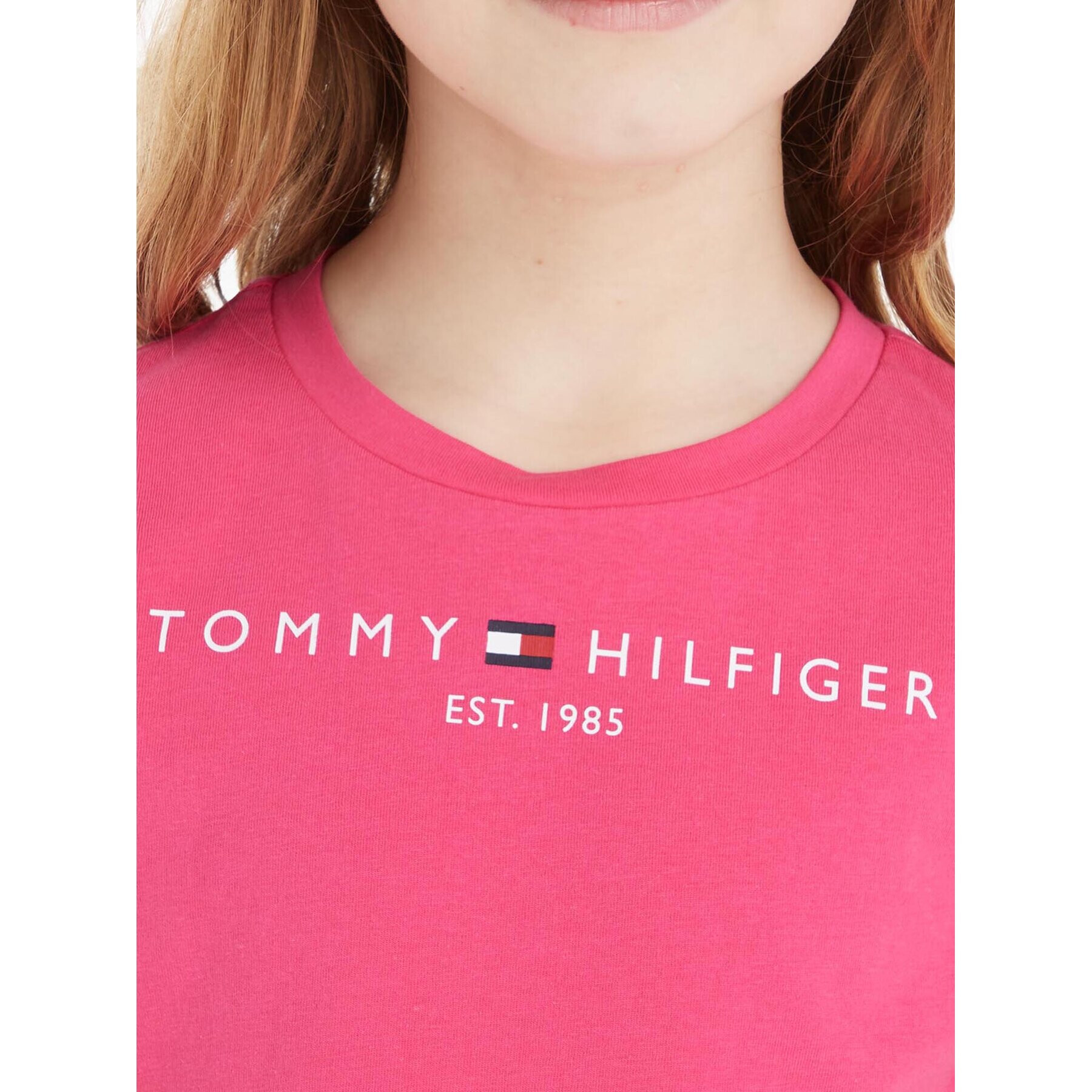 Tommy Hilfiger Tričko KG0KG05242 Ružová Regular Fit - Pepit.sk