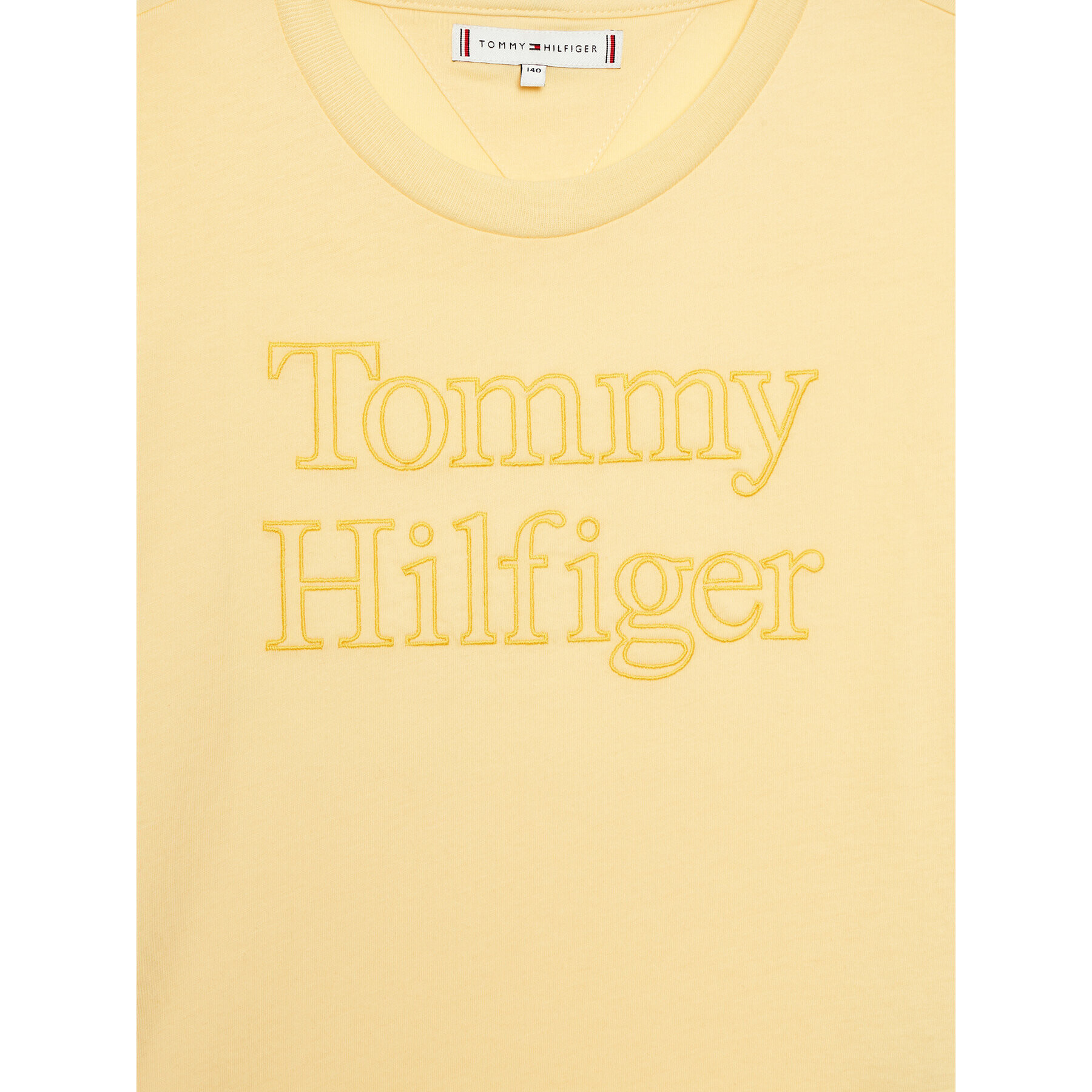 Tommy Hilfiger Tričko KG0KG07264 D Žltá Regular Fit - Pepit.sk