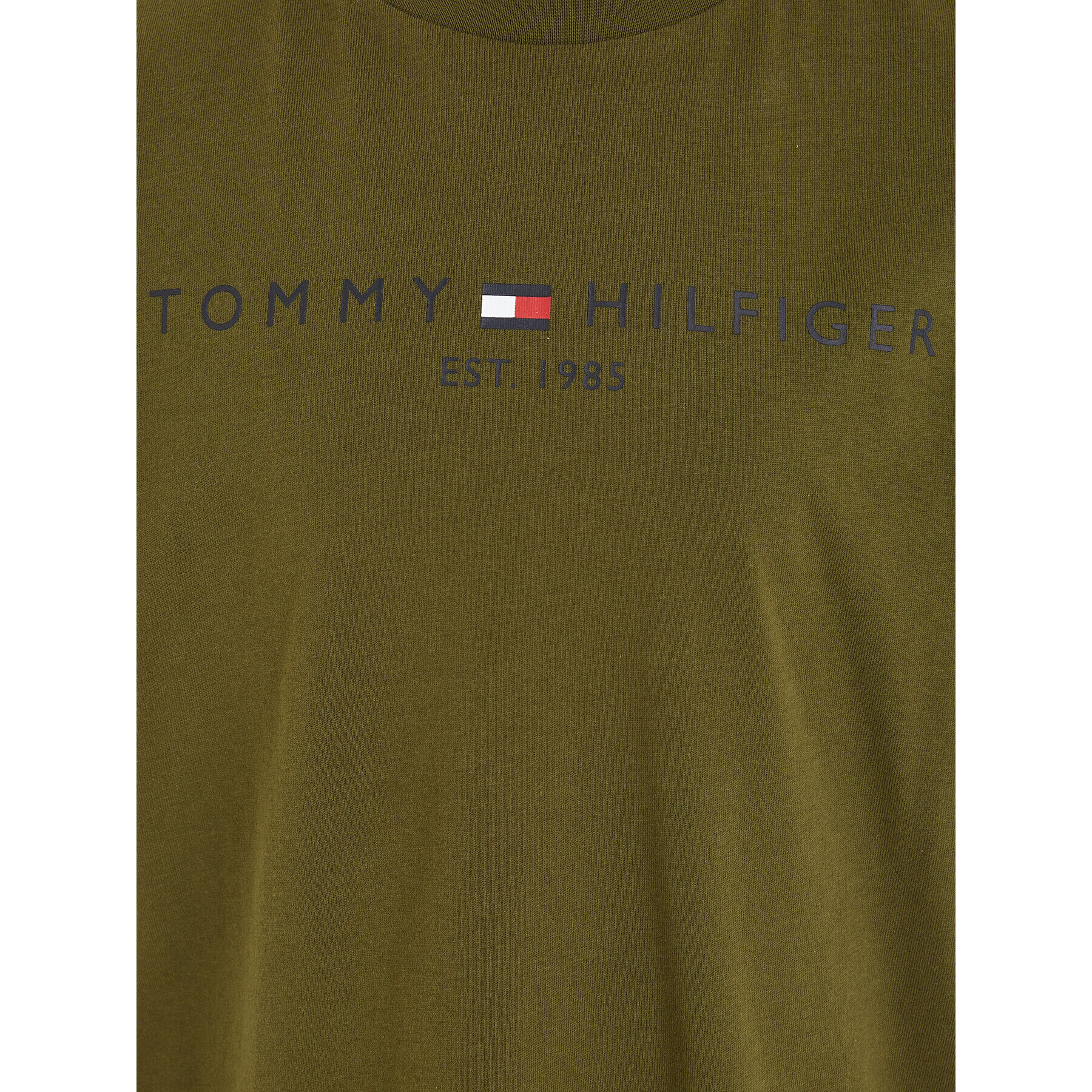 Tommy Hilfiger Tričko KS0KS00397 Zelená Regular Fit - Pepit.sk