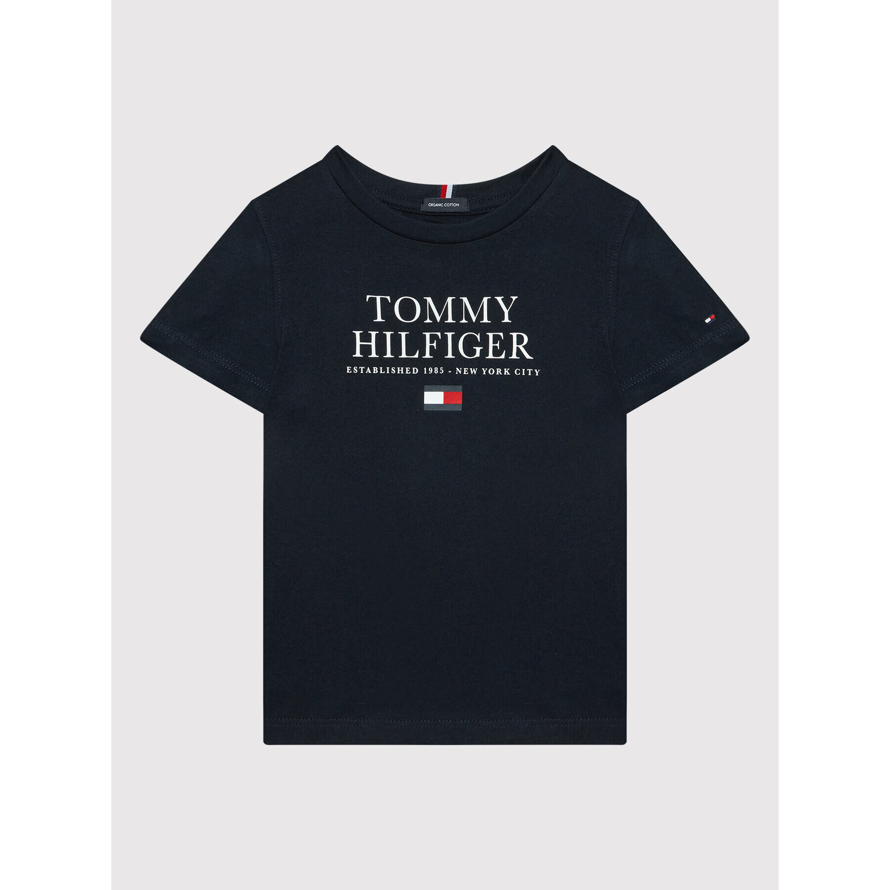 Tommy Hilfiger Tričko Logo KB0KB07012 Tmavomodrá Regular Fit - Pepit.sk