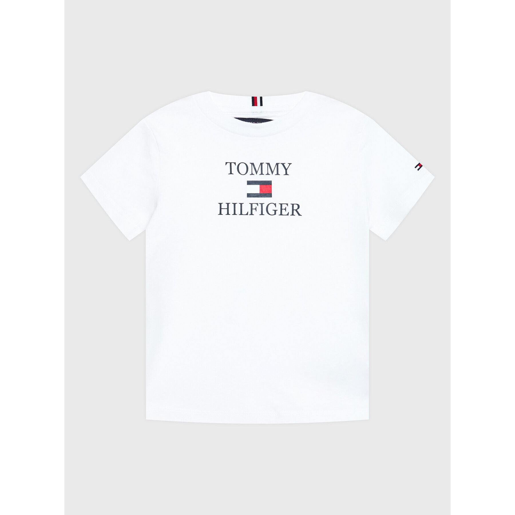 Tommy Hilfiger Tričko Logo KB0KB07794 M Biela Regular Fit - Pepit.sk