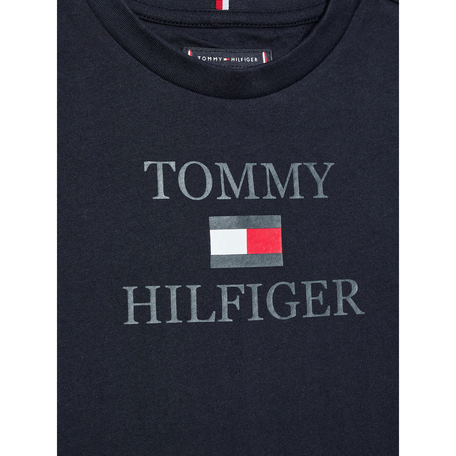 Tommy Hilfiger Tričko Logo KB0KB07794 M Tmavomodrá Regular Fit - Pepit.sk