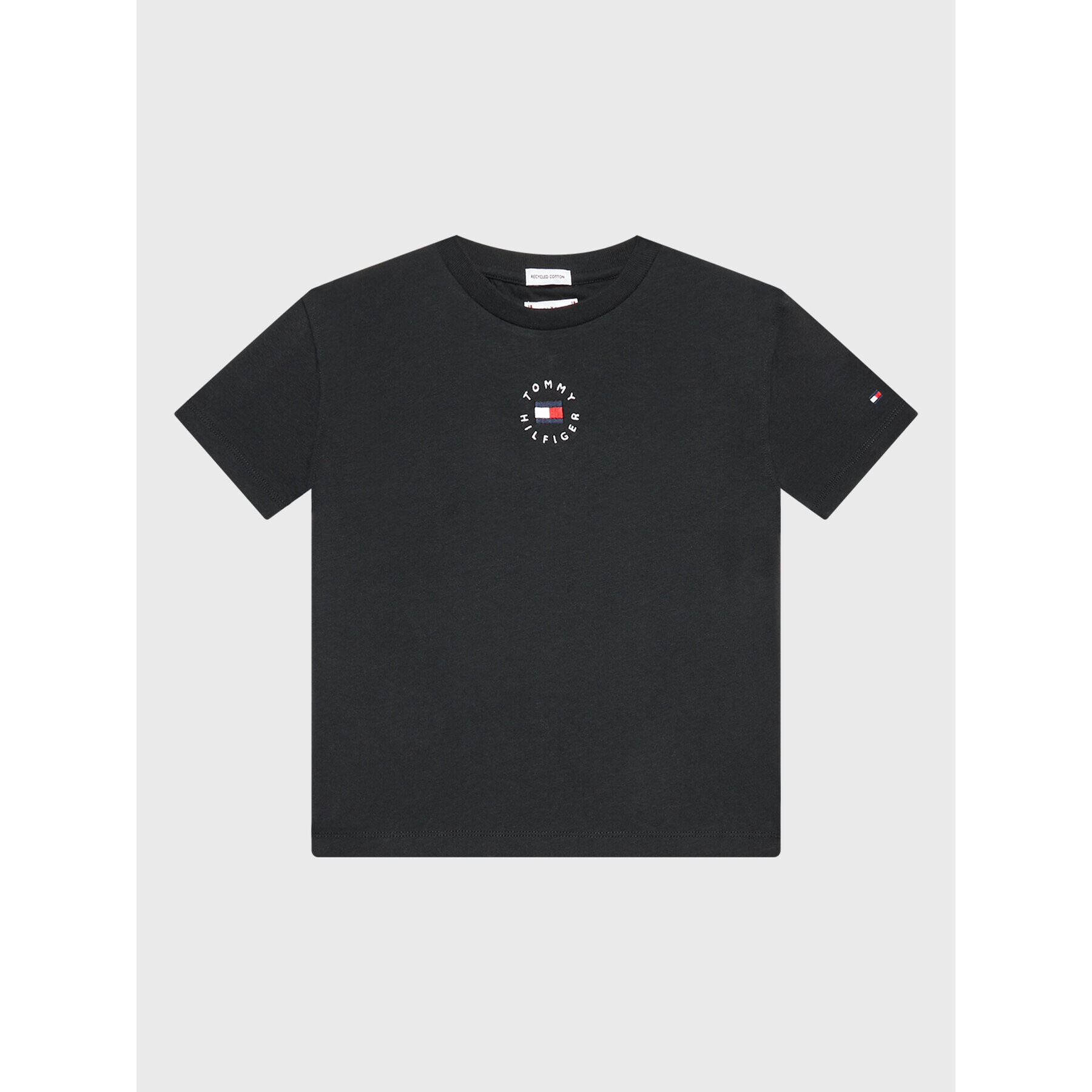 Tommy Hilfiger Tričko Logo KS0KS00240 M Čierna Regular Fit - Pepit.sk