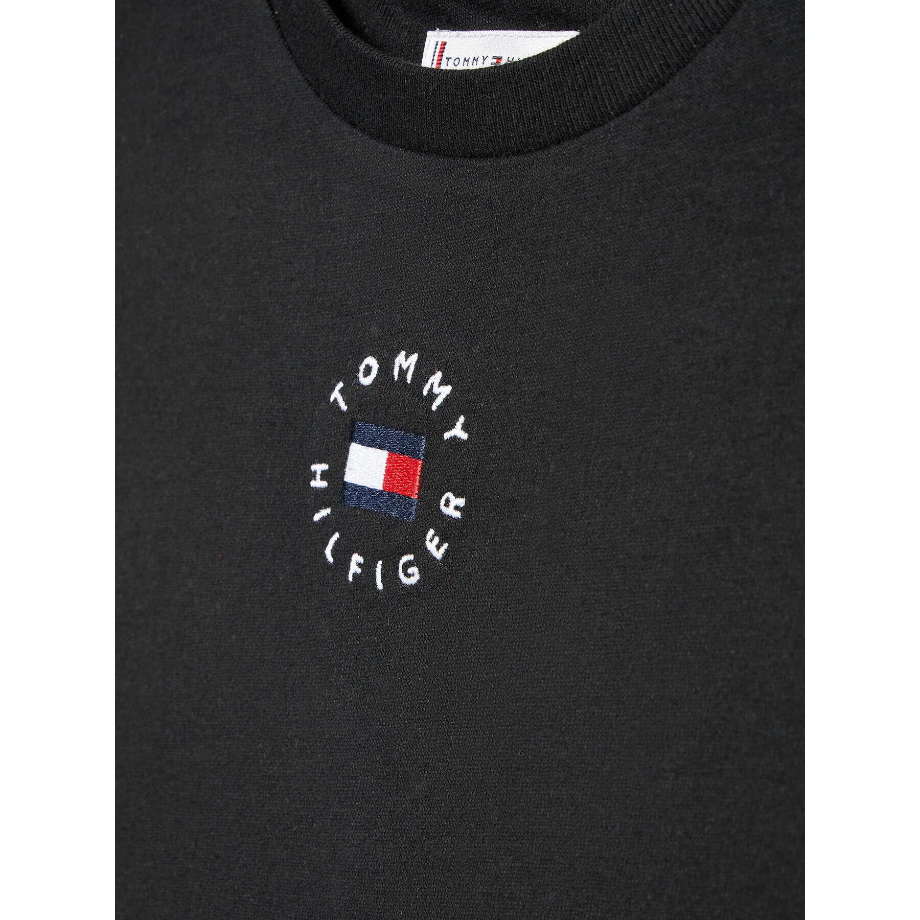 Tommy Hilfiger Tričko Logo KS0KS00240 M Čierna Regular Fit - Pepit.sk