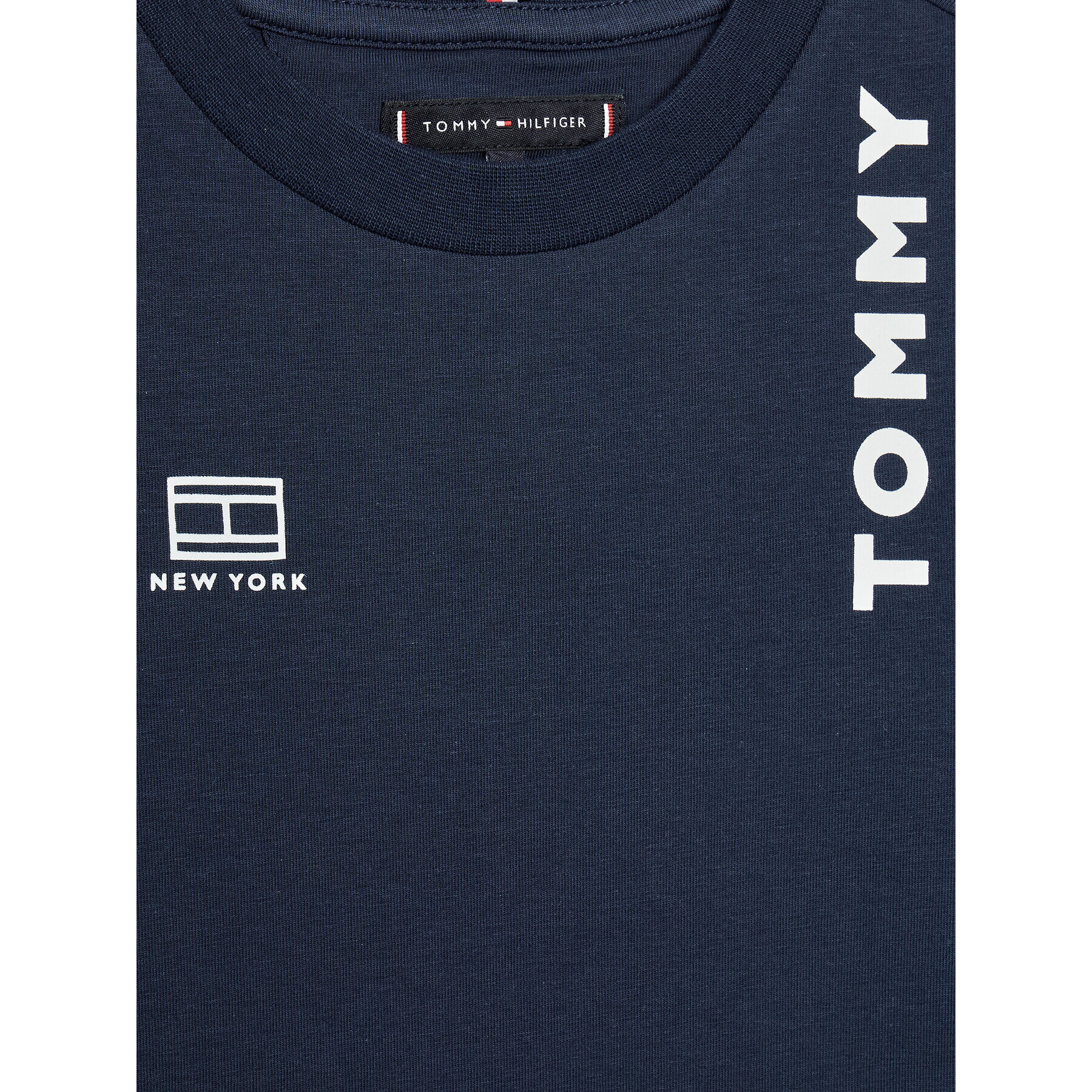 Tommy Hilfiger Tričko Multi Placement KB0KB07288 M Tmavomodrá Regular Fit - Pepit.sk