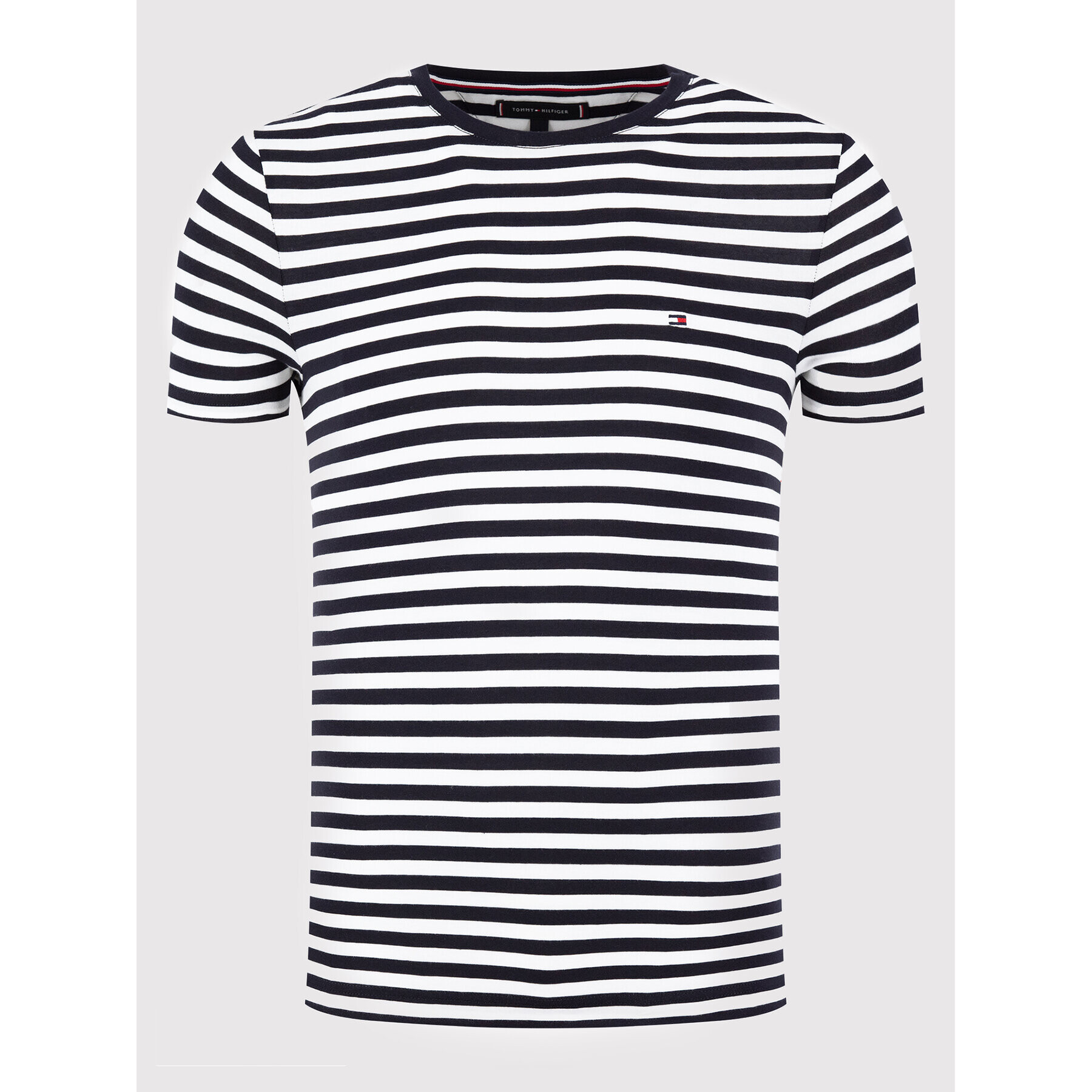 Tommy Hilfiger Tričko MW0MW10800 Tmavomodrá Slim Fit - Pepit.sk