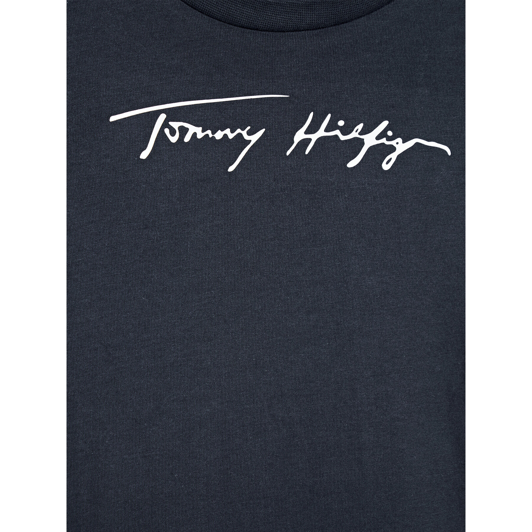 Tommy Hilfiger Tričko Script KS0KS00174 M Tmavomodrá Regular Fit - Pepit.sk