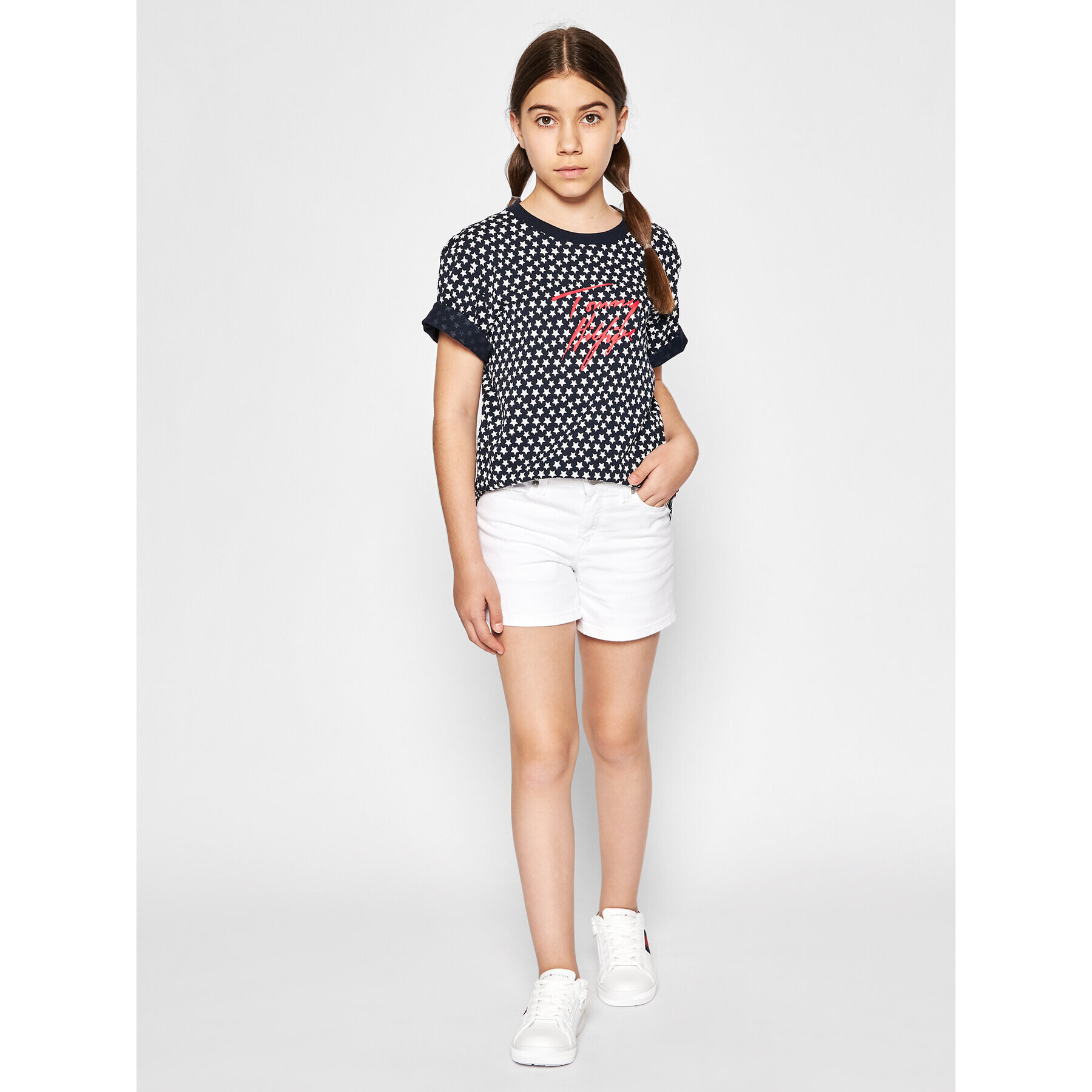 Tommy Hilfiger Tričko Ss Tee Logo Print UB0UB00367 Tmavomodrá Regular Fit - Pepit.sk