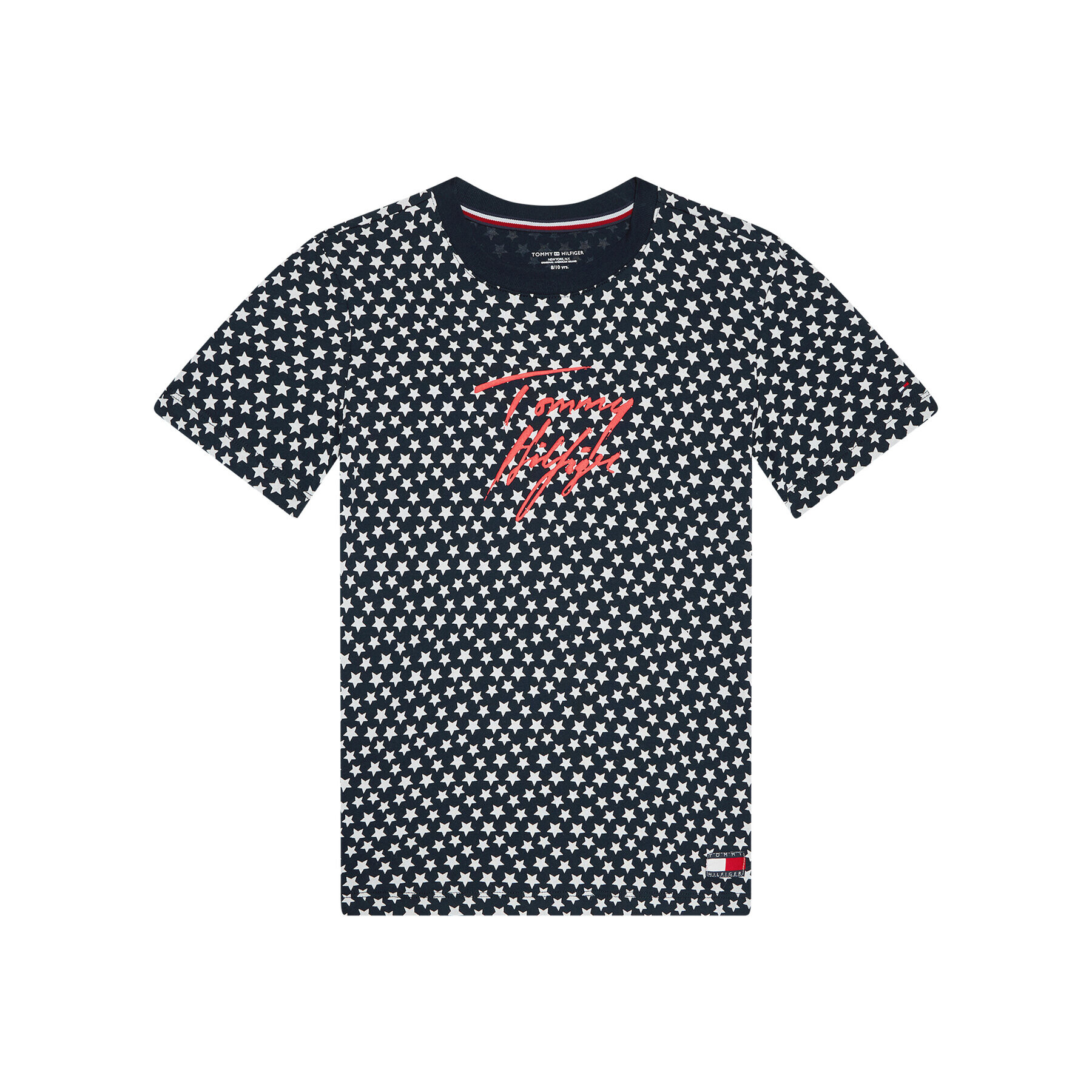 Tommy Hilfiger Tričko Ss Tee Logo Print UB0UB00367 Tmavomodrá Regular Fit - Pepit.sk