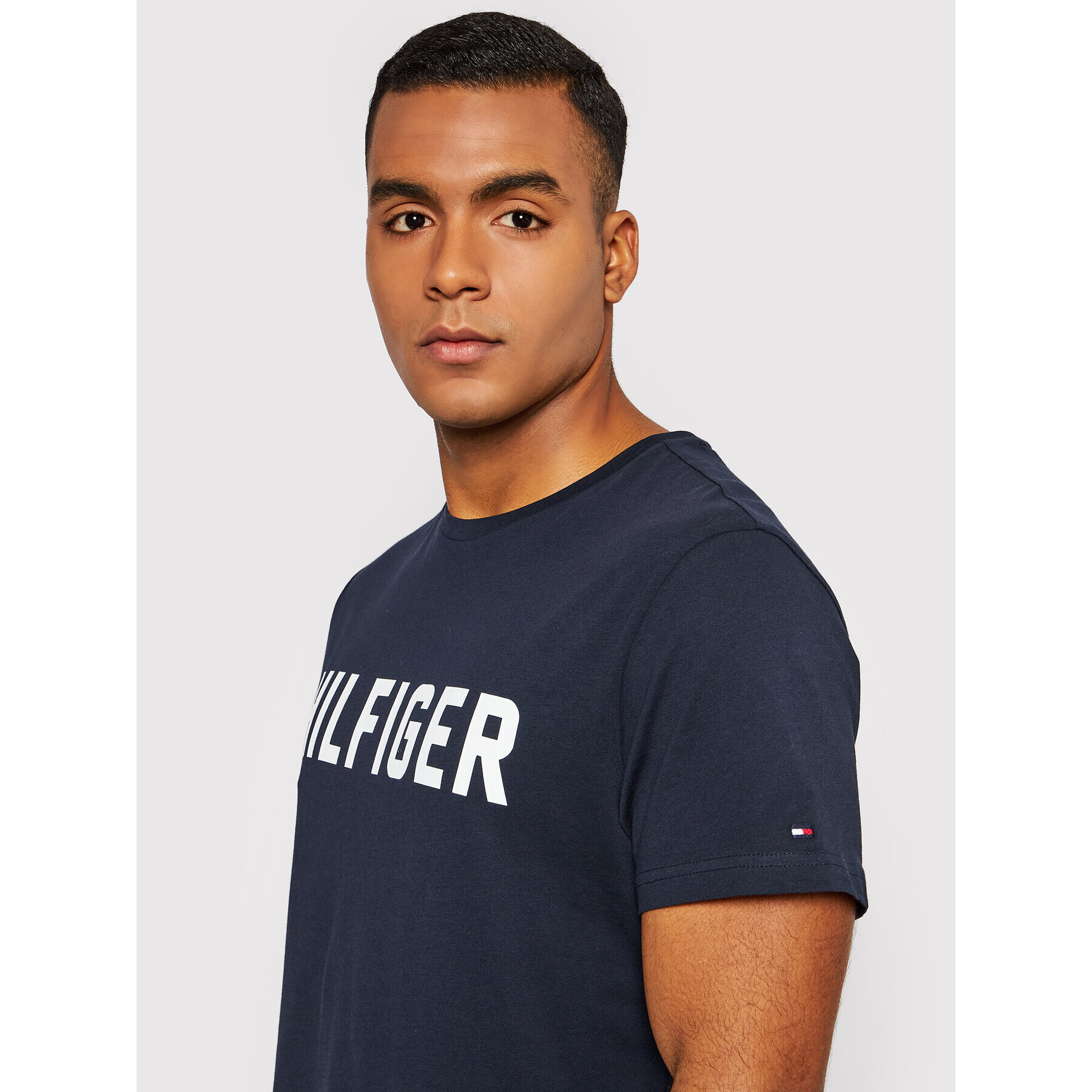 Tommy Hilfiger Tričko Ss Tee UM0UM02011 Tmavomodrá Regular Fit - Pepit.sk