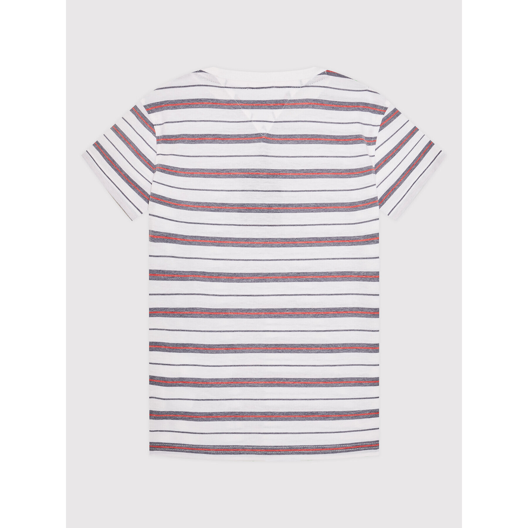 Tommy Hilfiger Tričko Stripe KB0KB07356 M Biela Regular Fit - Pepit.sk