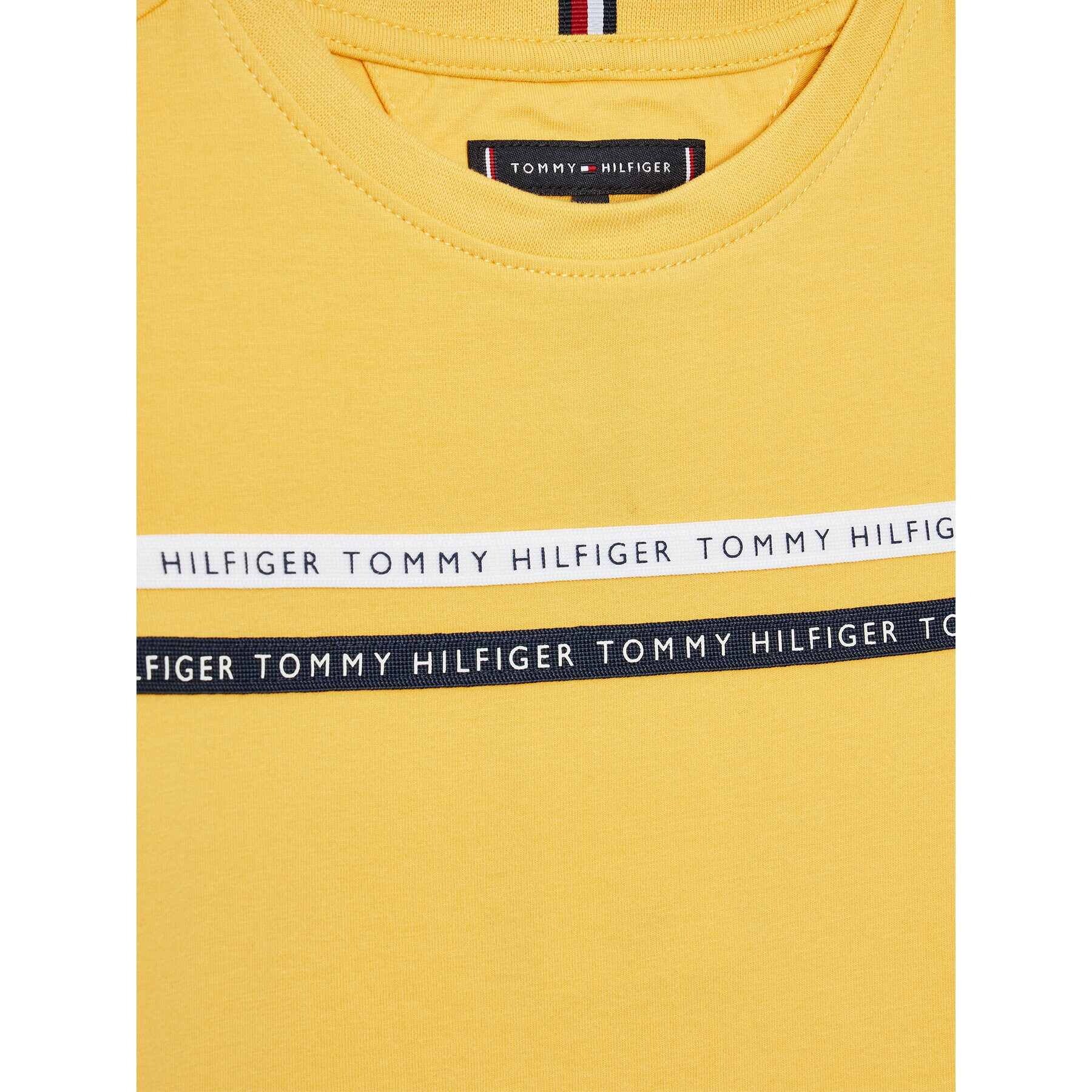 Tommy Hilfiger Tričko Tape KB0KB07357 D Žltá Regular Fit - Pepit.sk