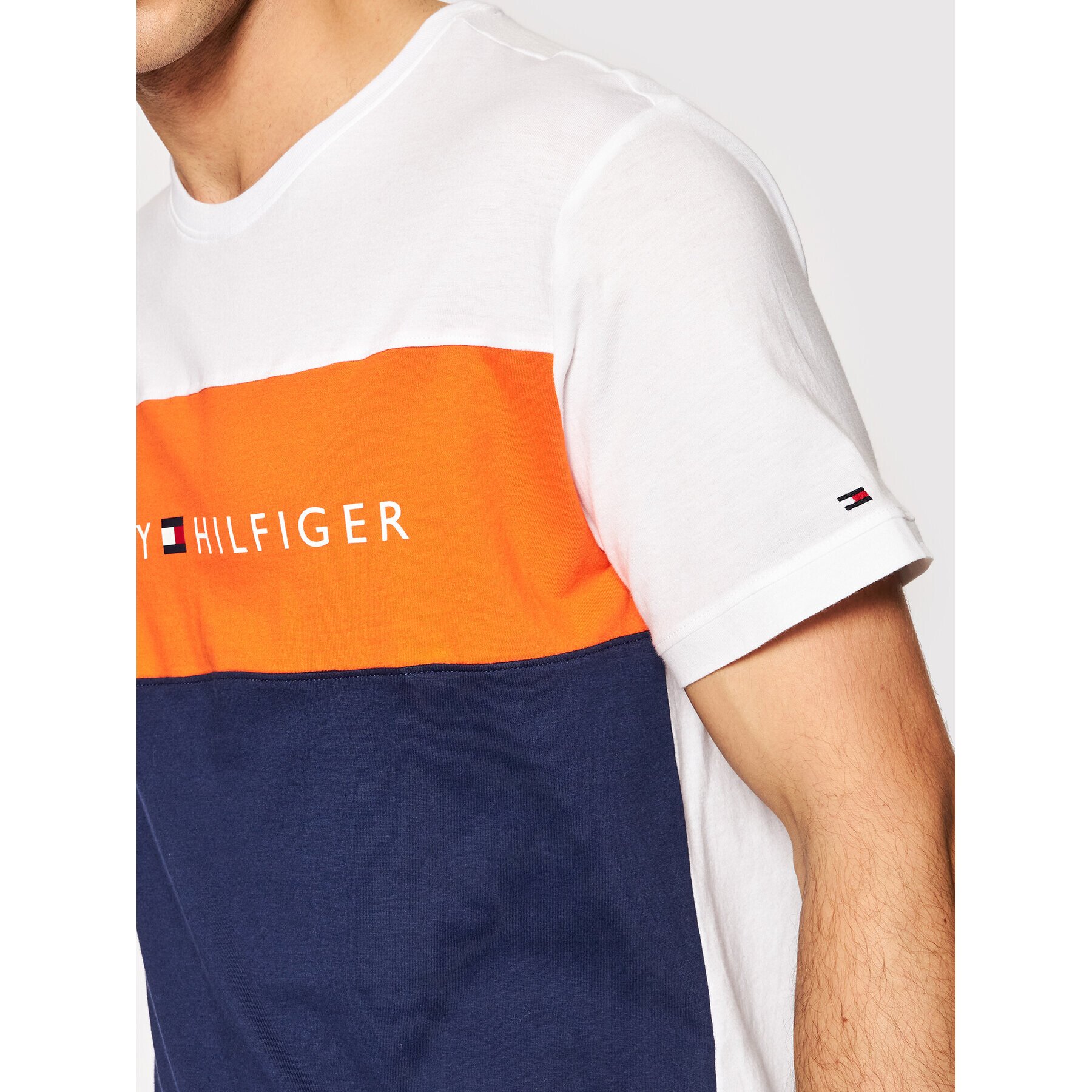 Tommy Hilfiger Tričko Tee Logo UM0UM01170 Biela Regular Fit - Pepit.sk