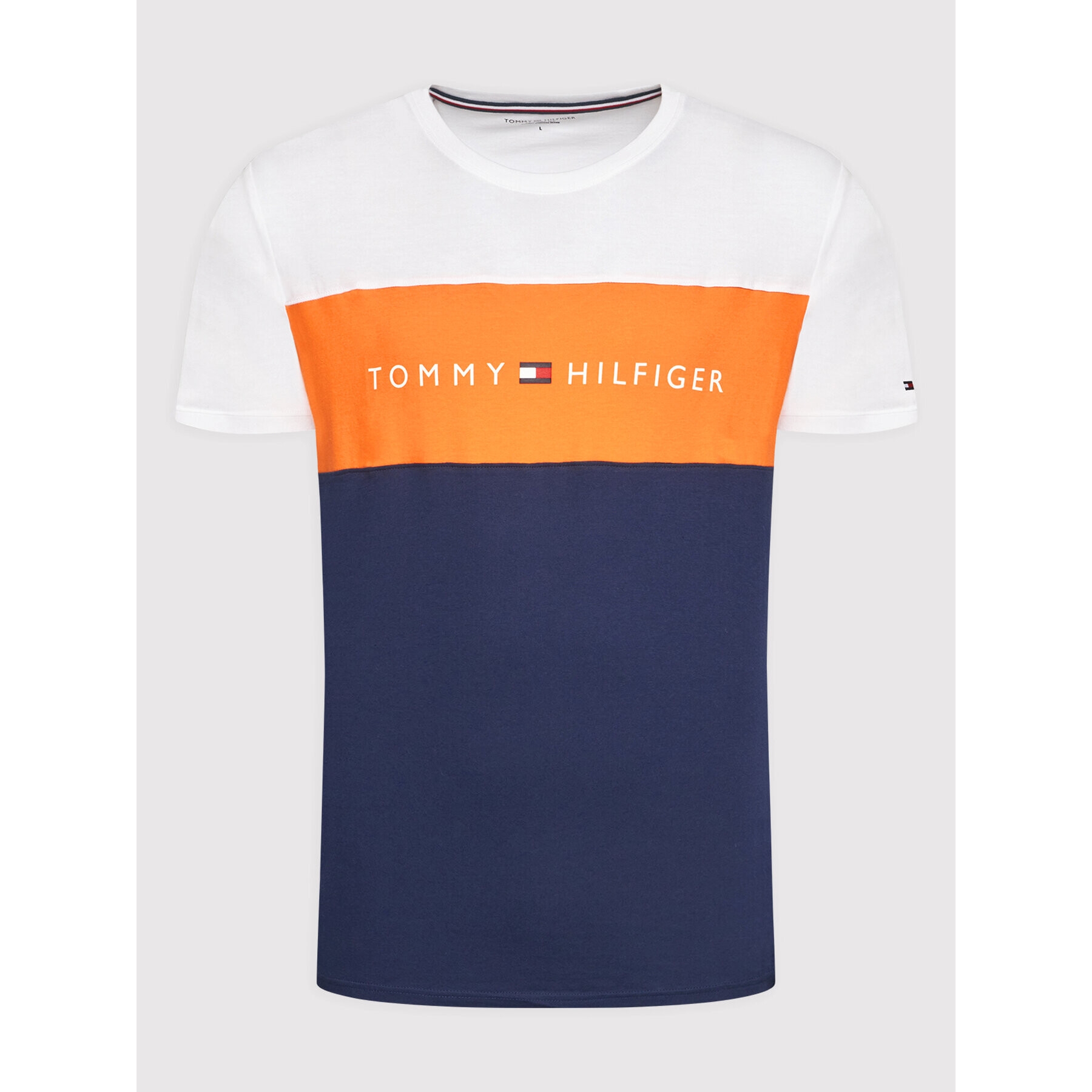 Tommy Hilfiger Tričko Tee Logo UM0UM01170 Biela Regular Fit - Pepit.sk