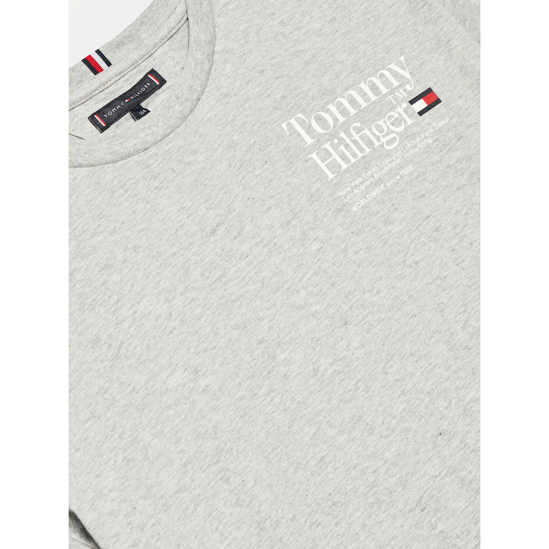 Tommy Hilfiger Tričko Timeless KB0KB08211 D Sivá Regular Fit - Pepit.sk