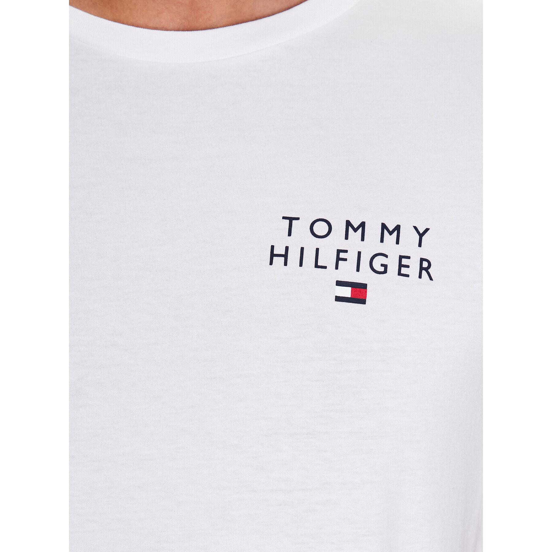 Tommy Hilfiger Tričko UM0UM02916 Biela Regular Fit - Pepit.sk