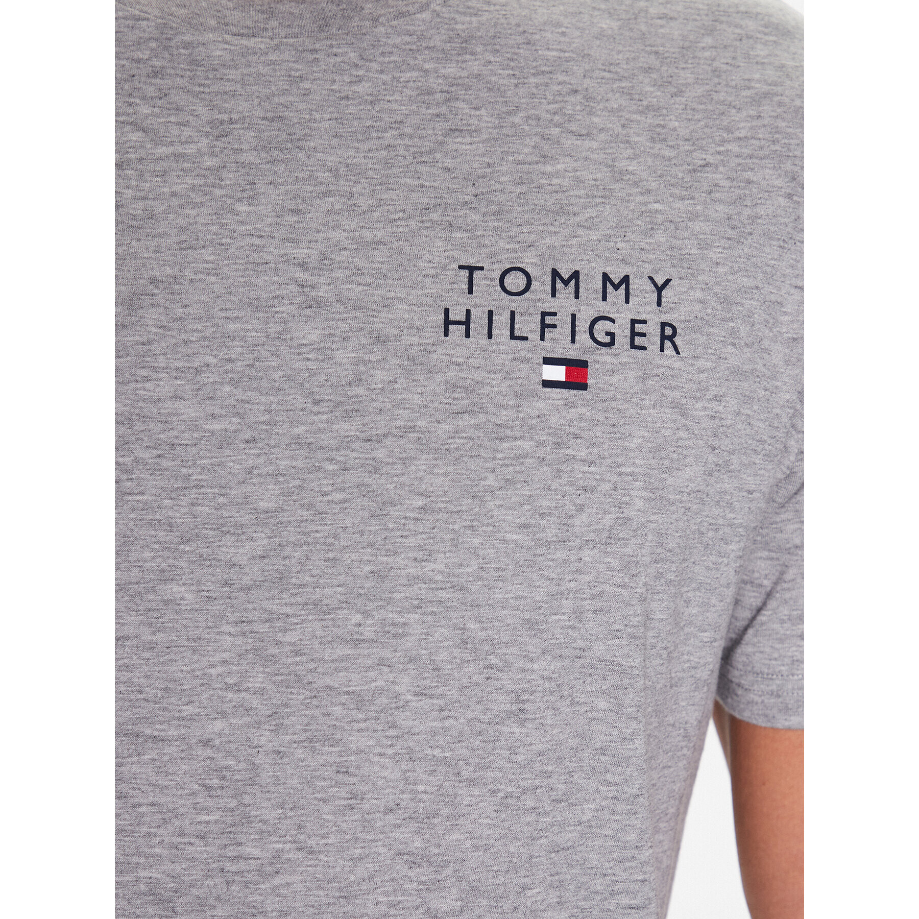 Tommy Hilfiger Tričko UM0UM02916 Sivá Regular Fit - Pepit.sk