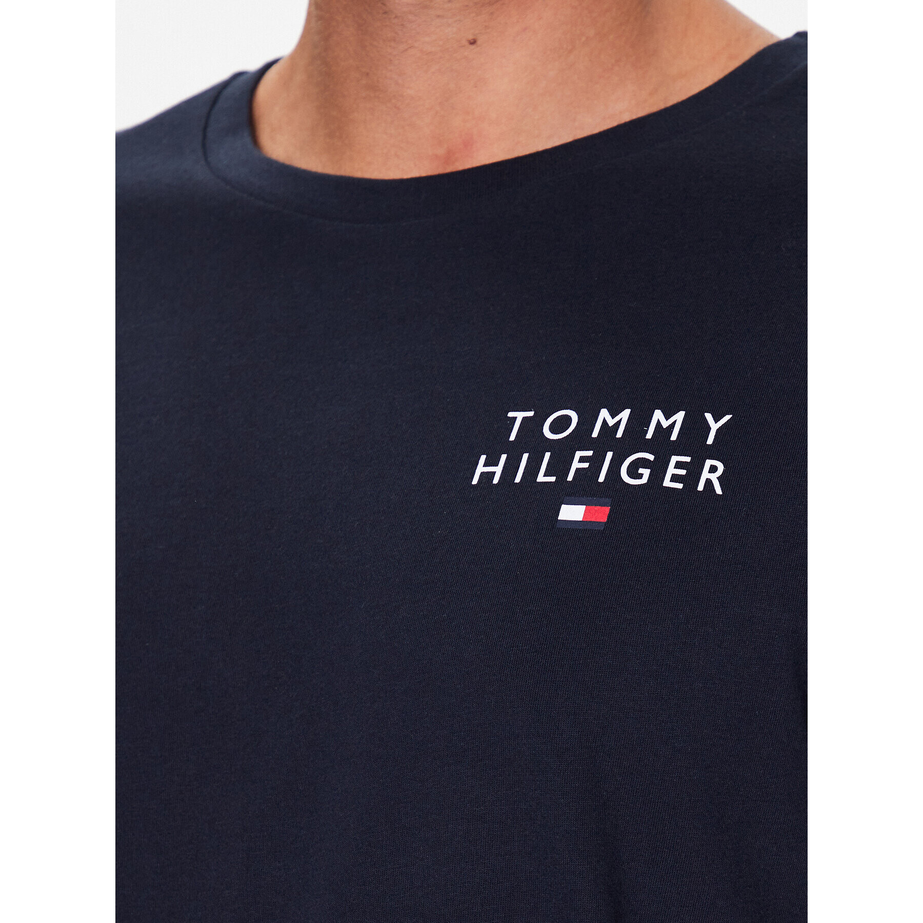 Tommy Hilfiger Tričko UM0UM02916 Tmavomodrá Regular Fit - Pepit.sk