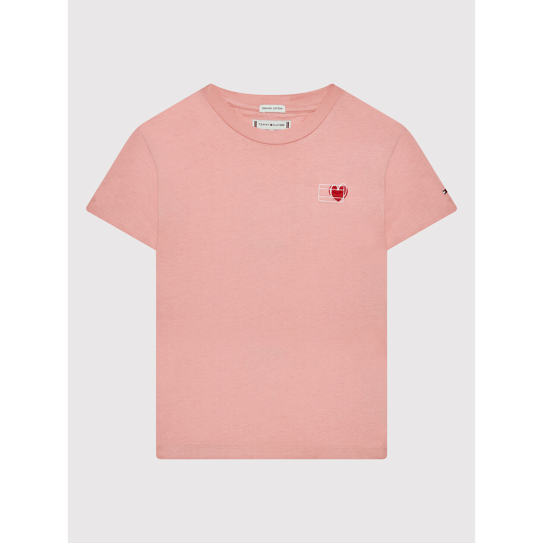 Tommy Hilfiger Tričko Valentines Day KG0KG06788 Ružová Regular Fit - Pepit.sk