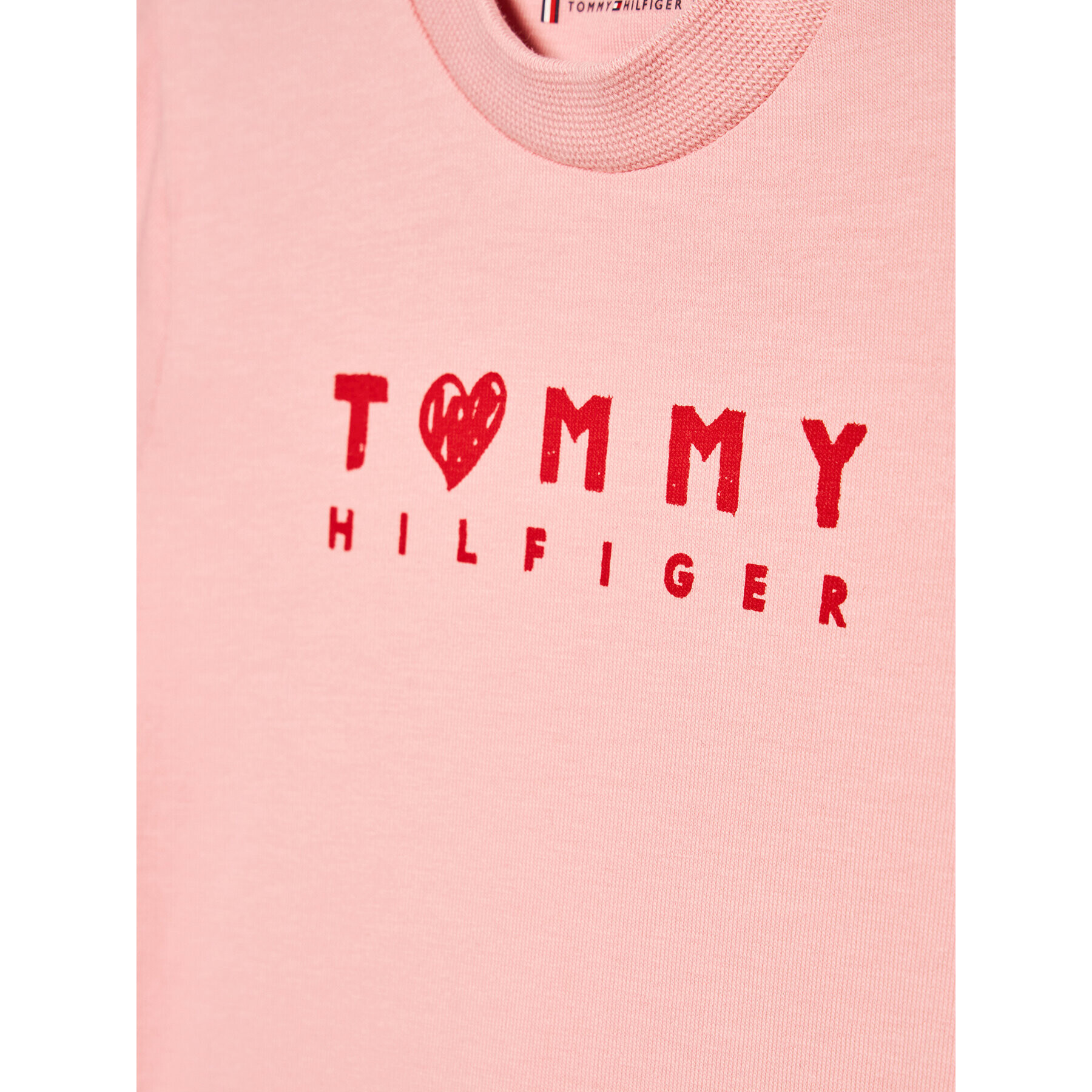 Tommy Hilfiger Tričko Valentines Day KN0KN01492 Ružová Regular Fit - Pepit.sk