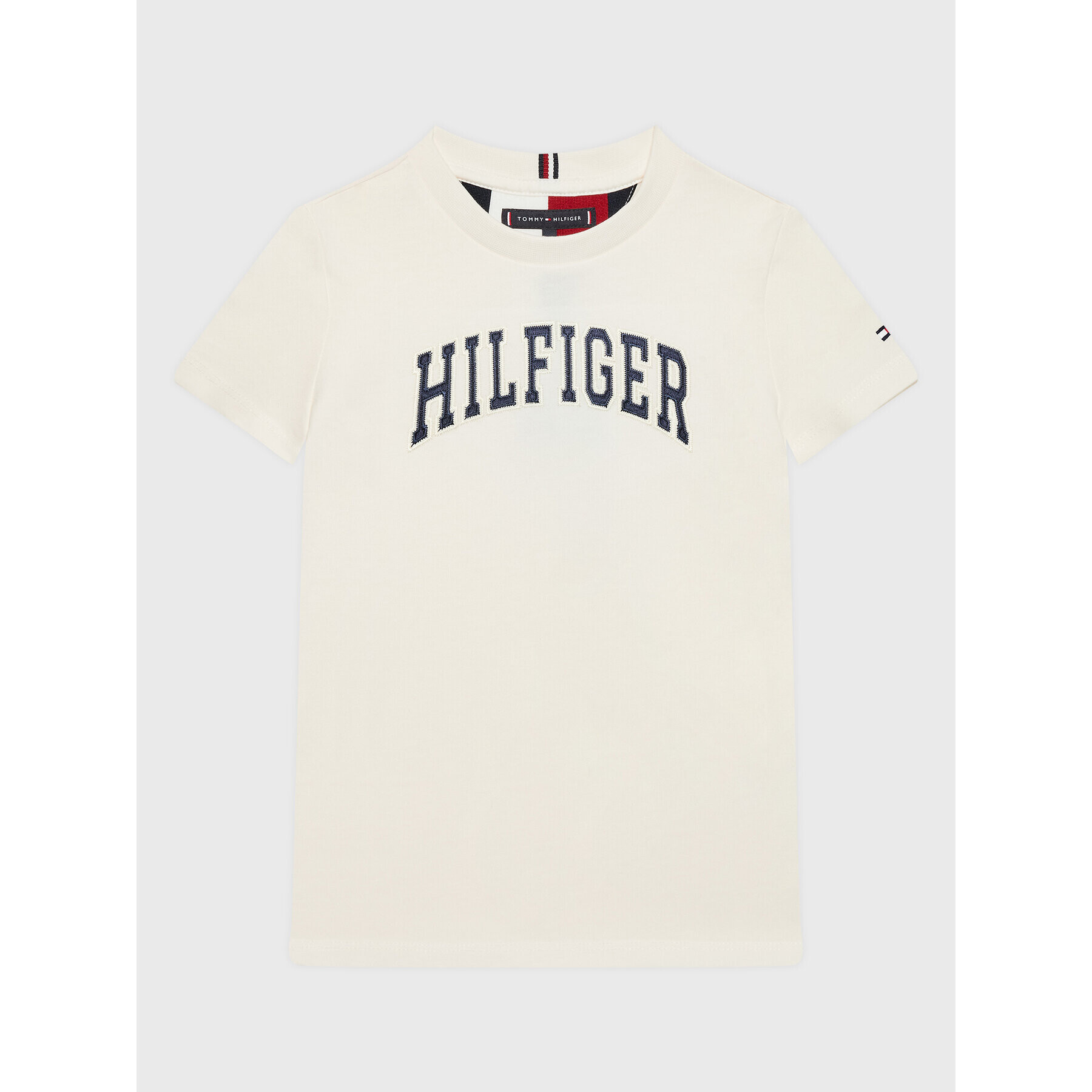 Tommy Hilfiger Tričko Varsity KB0KB07600 Biela Regular Fit - Pepit.sk