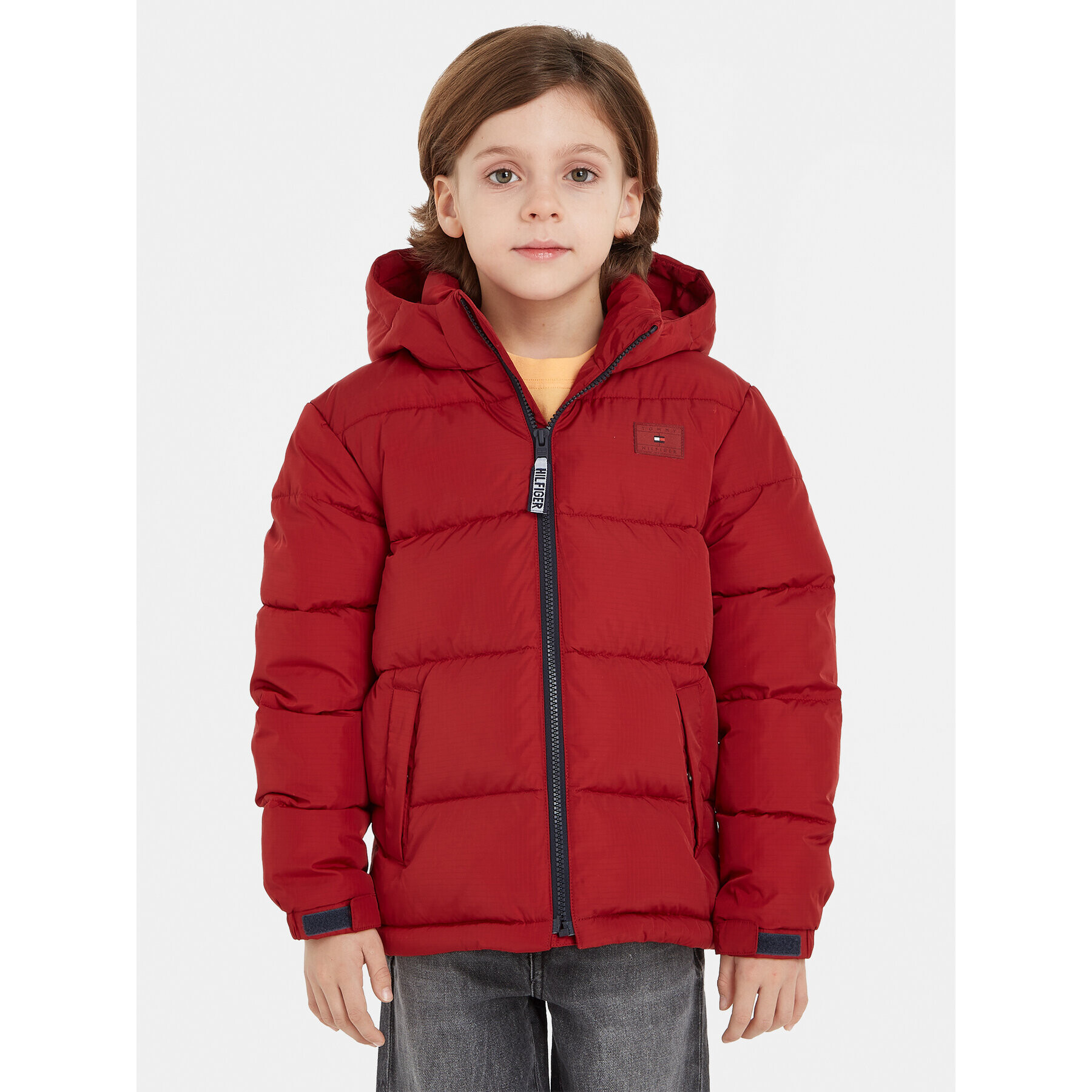 Tommy Hilfiger Vatovaná bunda Alaska KS0KS00402 M Bordová Regular Fit - Pepit.sk