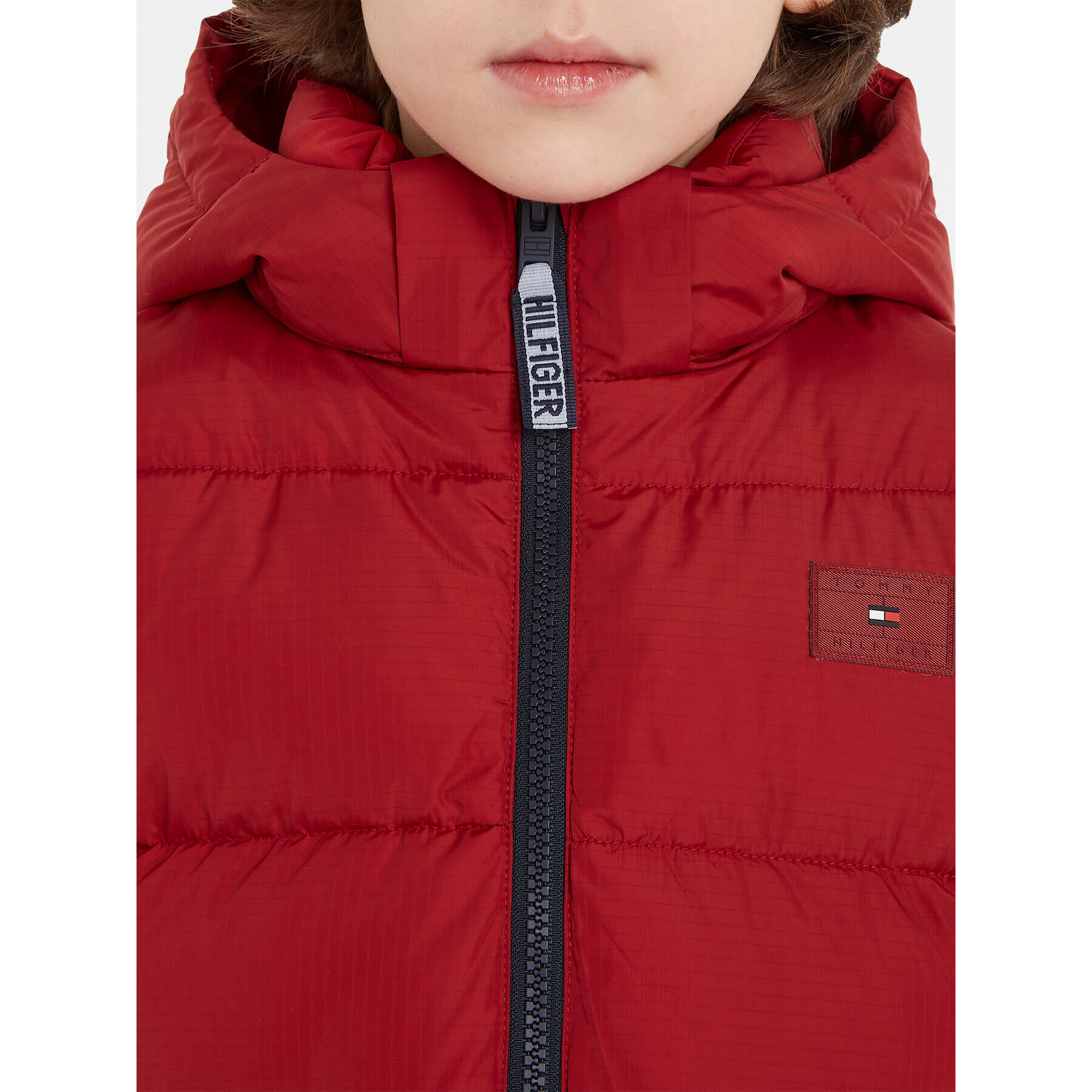 Tommy Hilfiger Vatovaná bunda Alaska KS0KS00402 M Bordová Regular Fit - Pepit.sk