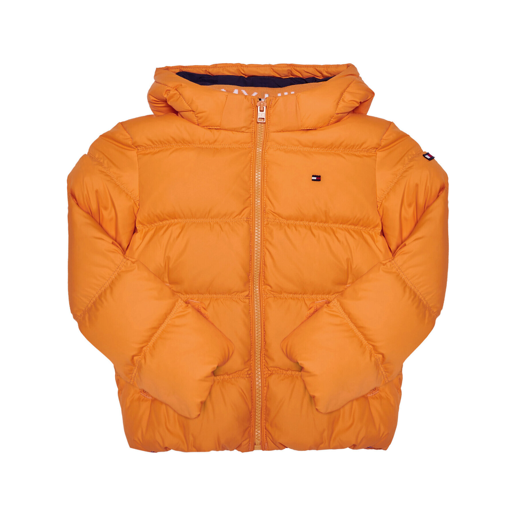 Tommy Hilfiger Vatovaná bunda Essential Down KB0KB05879 D Oranžová Regular Fit - Pepit.sk