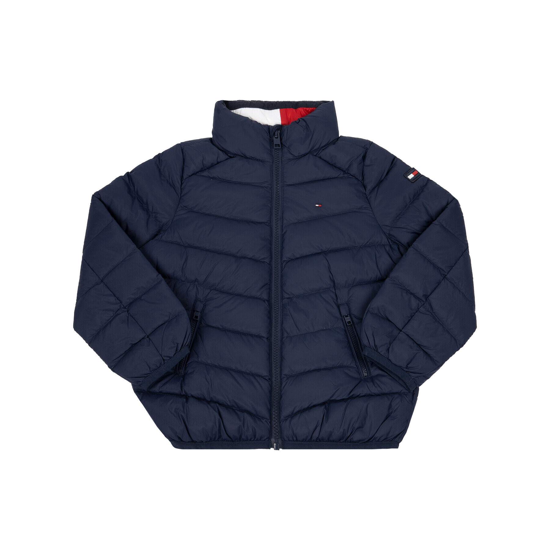 Tommy Hilfiger Vatovaná bunda KS0KS00077 S Tmavomodrá Regular Fit - Pepit.sk