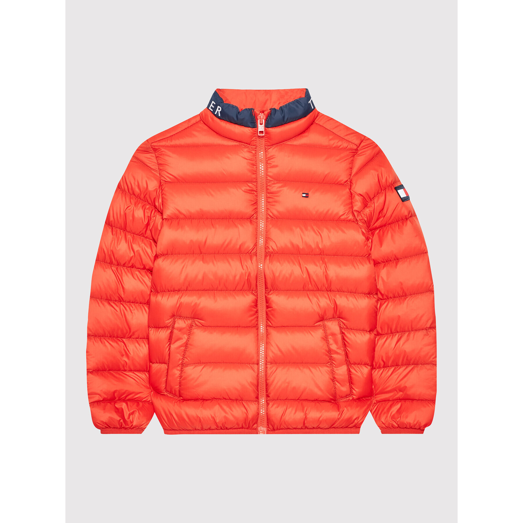 Tommy Hilfiger Vatovaná bunda KS0KS00169 D Červená Regular Fit - Pepit.sk