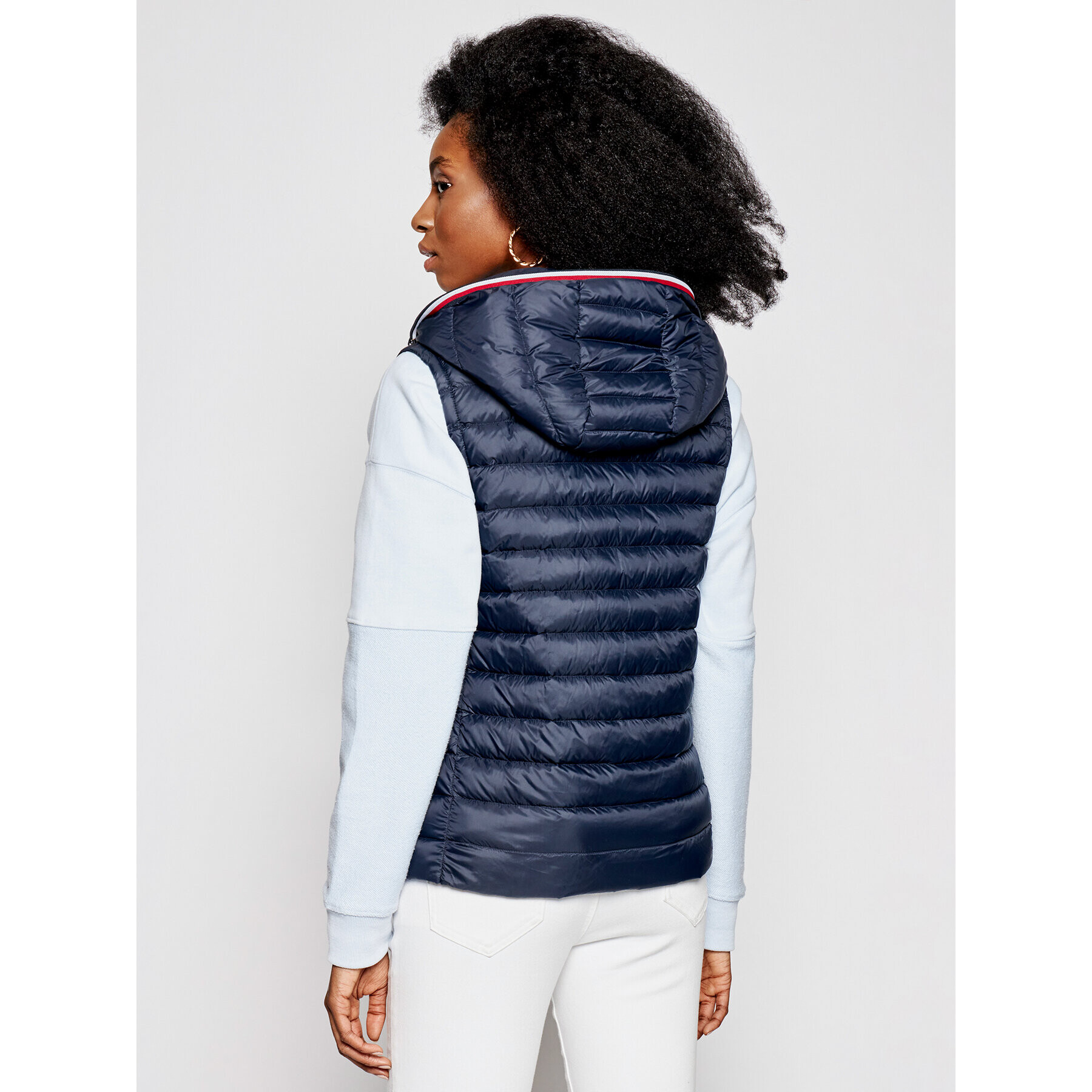 Tommy Hilfiger Vesta Th Ess Lw Down Vest WW0WW30841 Tmavomodrá Regular Fit - Pepit.sk