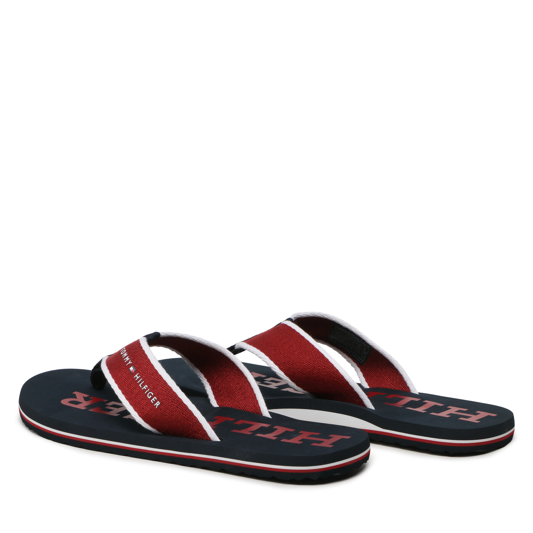 Tommy Hilfiger Žabky Classic Hilfiger Beach Sandal FM0FM04617 Bordová - Pepit.sk