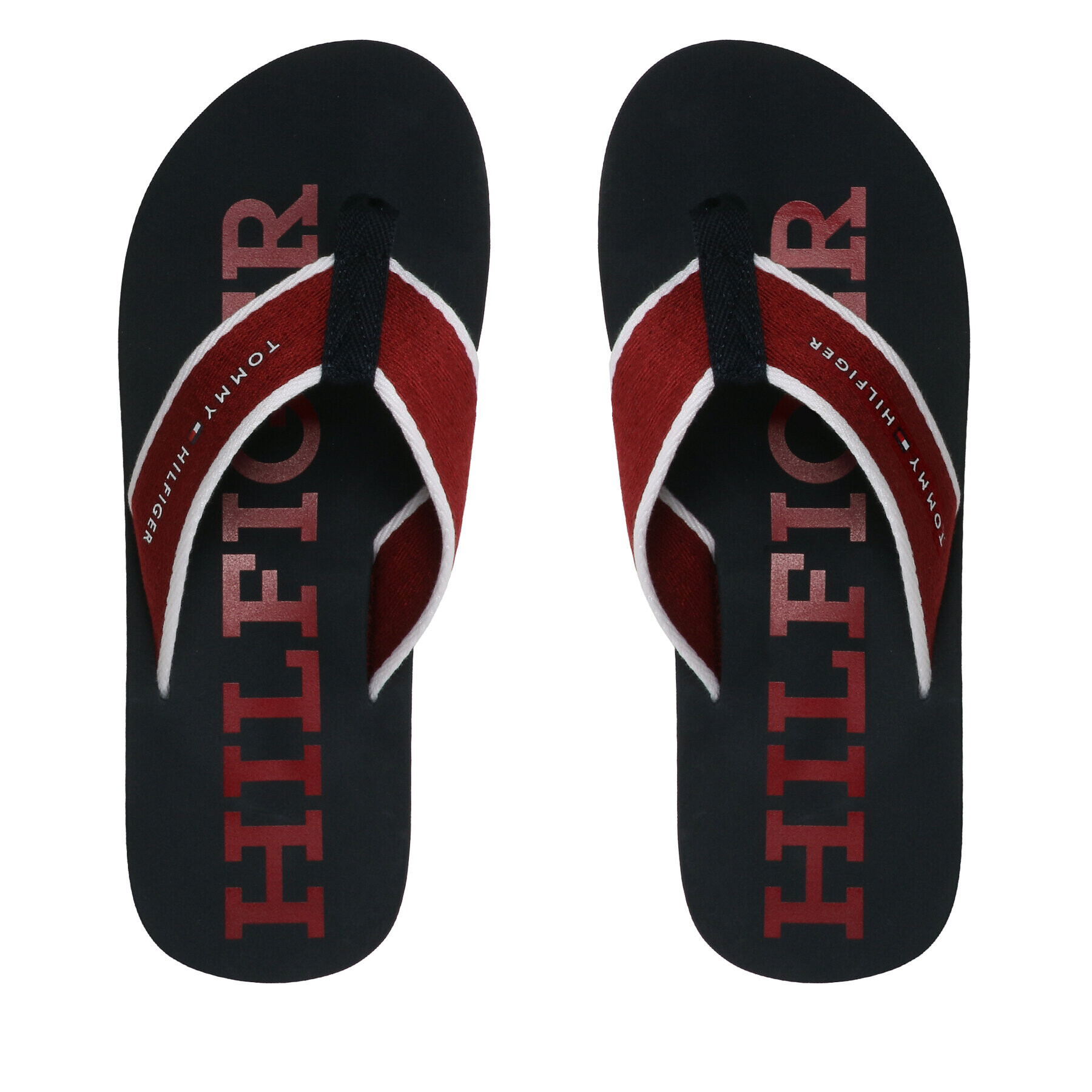 Tommy Hilfiger Žabky Classic Hilfiger Beach Sandal FM0FM04617 Bordová - Pepit.sk