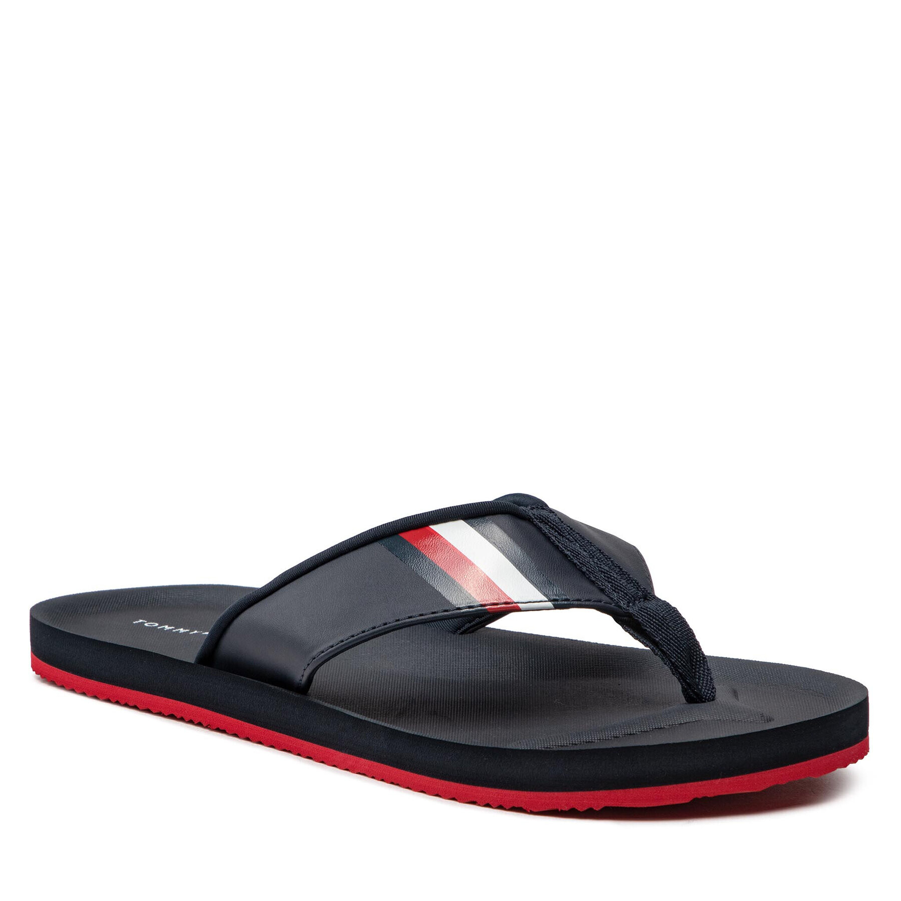 Tommy Hilfiger Žabky Comfortable Padded Beach Sandal FM0FM04065 Tmavomodrá - Pepit.sk