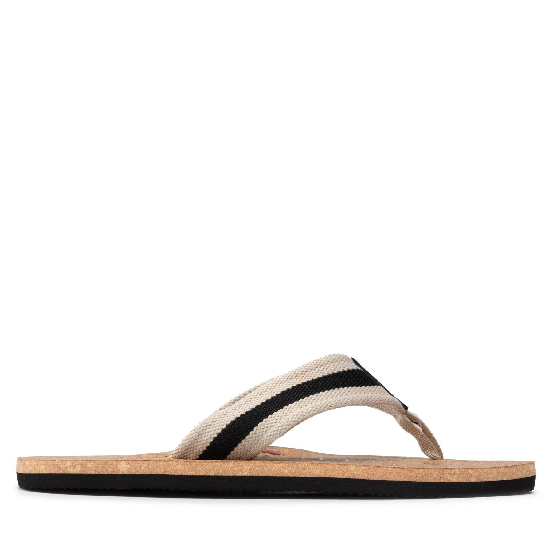 Tommy Hilfiger Žabky Cork Beach Sandal FM0FM03986 Čierna - Pepit.sk