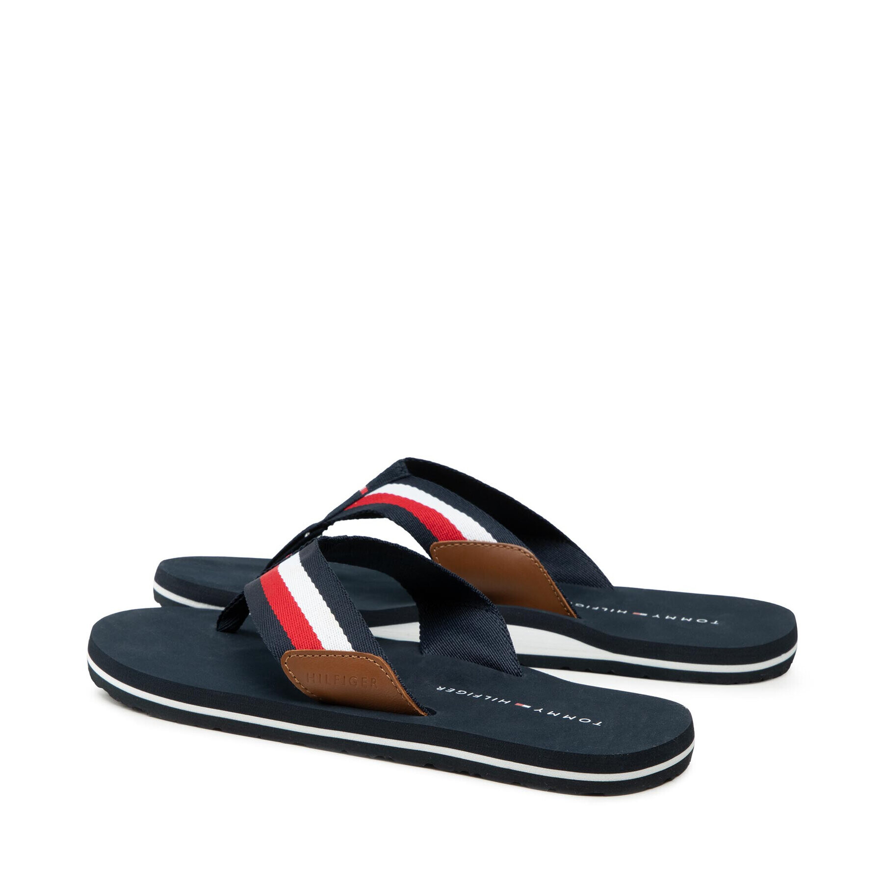 Tommy Hilfiger Žabky Corporate Hilfiger Beach Sandal FM0FM03380 Tmavomodrá - Pepit.sk