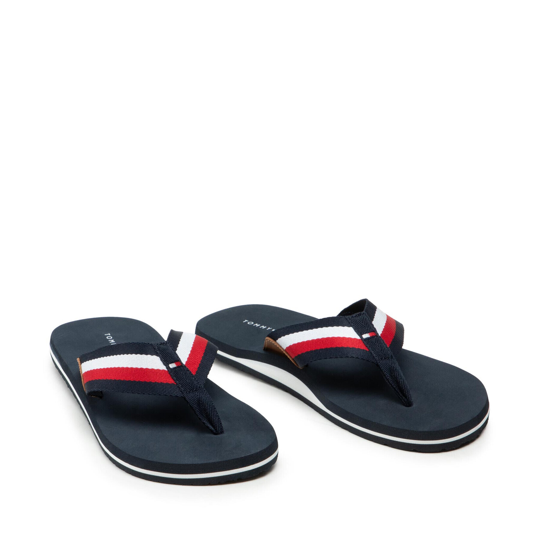 Tommy Hilfiger Žabky Corporate Hilfiger Beach Sandal FM0FM03380 Tmavomodrá - Pepit.sk