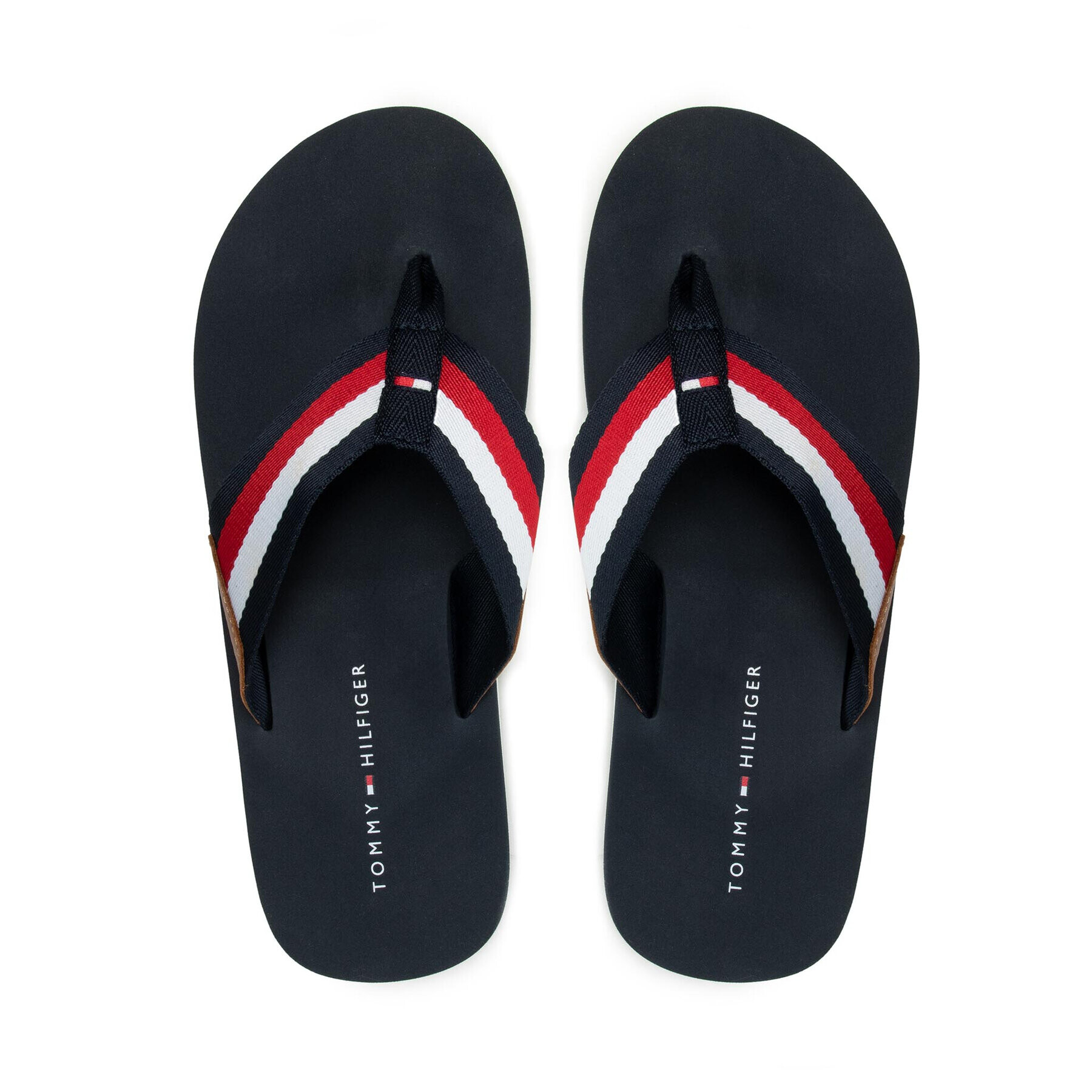 Tommy Hilfiger Žabky Corporate Hilfiger Beach Sandal FM0FM03380 Tmavomodrá - Pepit.sk