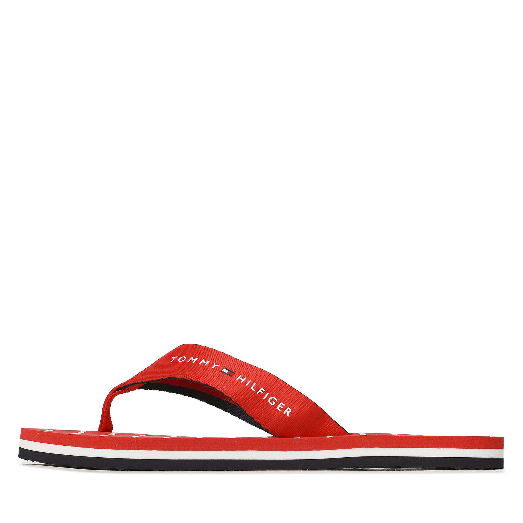 Tommy Hilfiger Žabky Essential Rope Sandal FW0FW07142 Červená - Pepit.sk