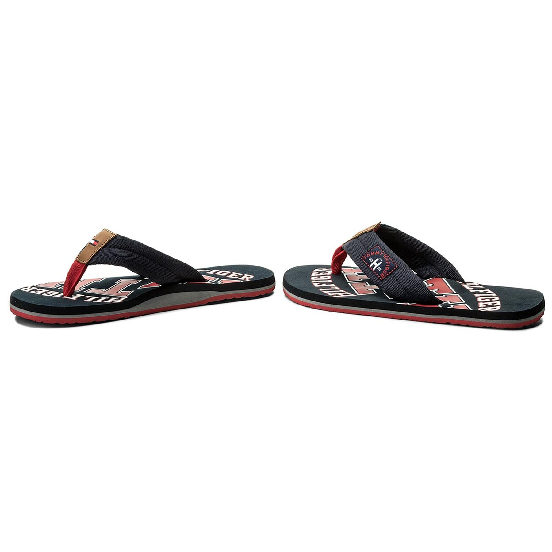 Tommy Hilfiger Žabky Essential Th Beach Sandal FM0FM01369 Tmavomodrá - Pepit.sk