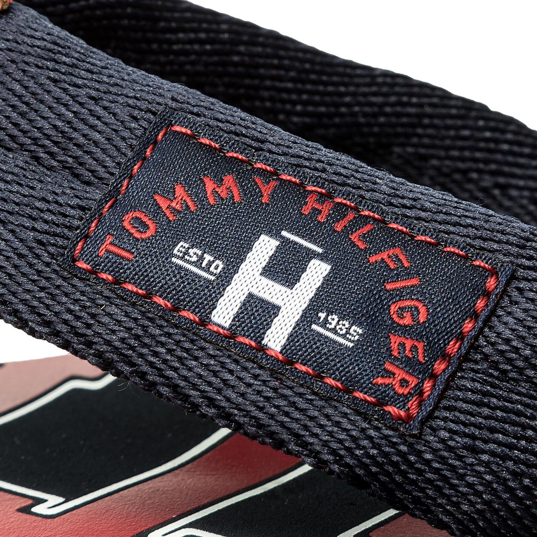 Tommy Hilfiger Žabky Essential Th Beach Sandal FM0FM01369 Tmavomodrá - Pepit.sk