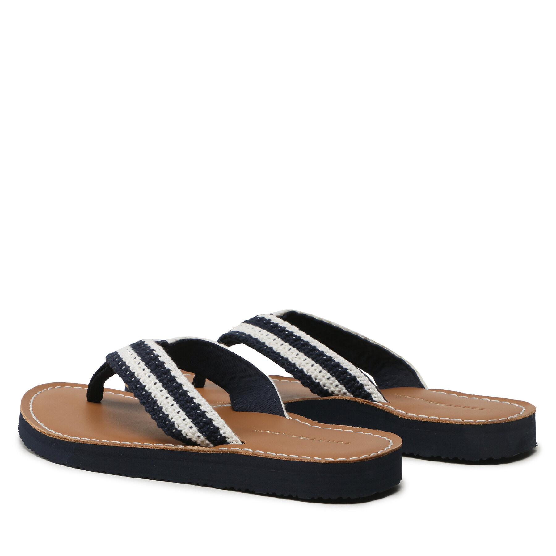 Tommy Hilfiger Žabky Feminne Crochet Flip Flop FW0FW07261 Tmavomodrá - Pepit.sk