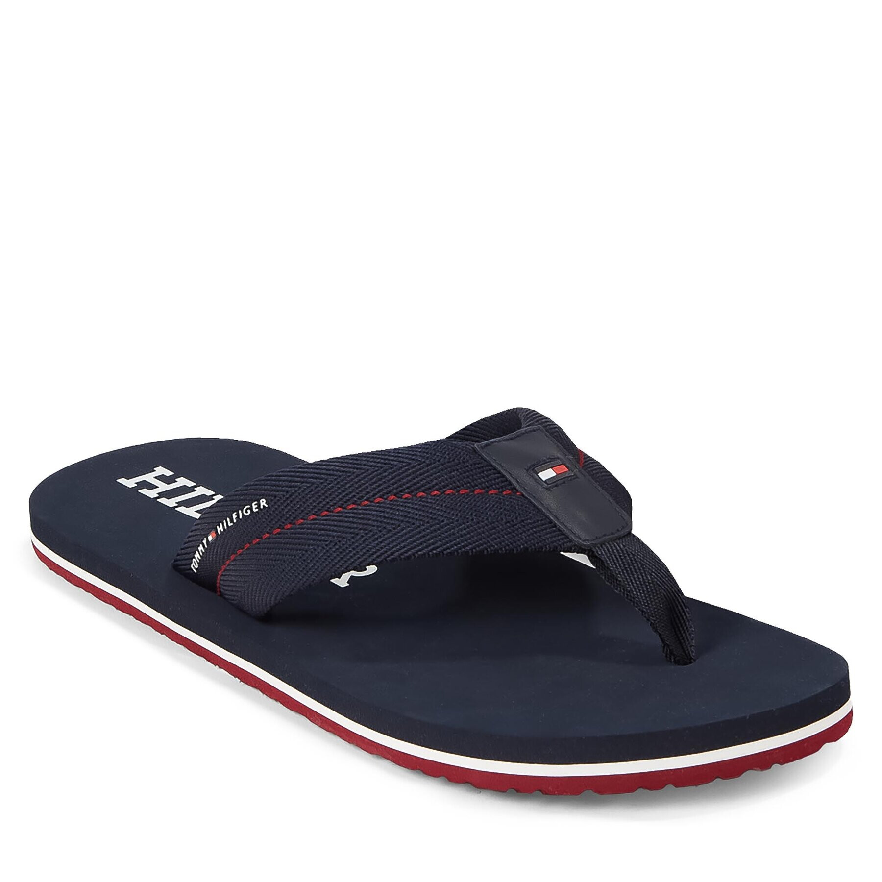 Tommy Hilfiger Žabky Im Bold Hilfiger Beach Sandal FM0FM04864 Modrá - Pepit.sk