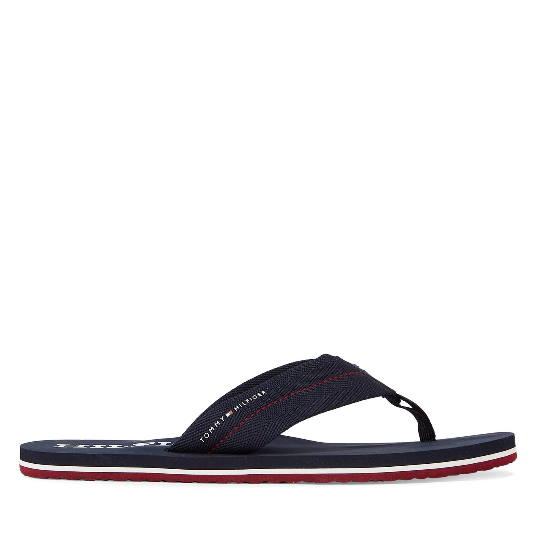 Tommy Hilfiger Žabky Im Bold Hilfiger Beach Sandal FM0FM04864 Modrá - Pepit.sk