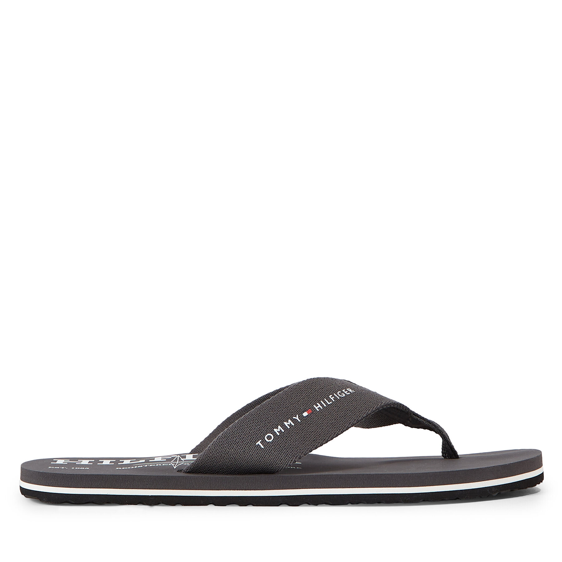 Tommy Hilfiger Žabky Im R Trademark Beach Sandal FM0FM04863 Sivá - Pepit.sk