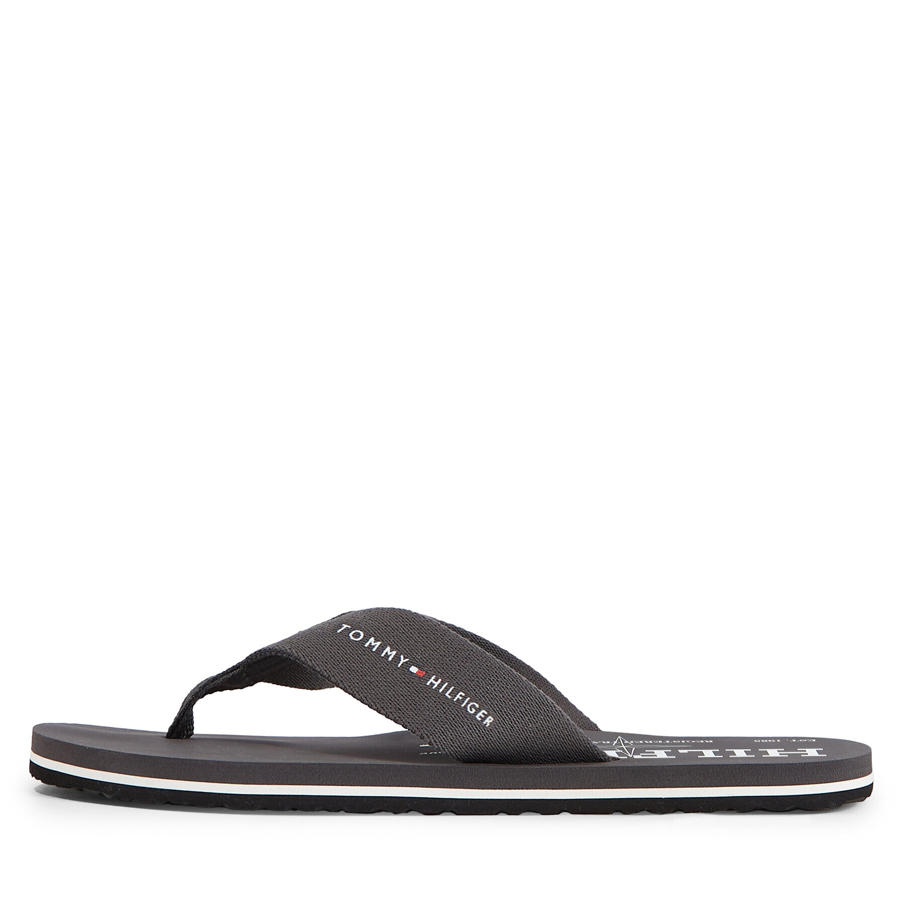 Tommy Hilfiger Žabky Im R Trademark Beach Sandal FM0FM04863 Sivá - Pepit.sk