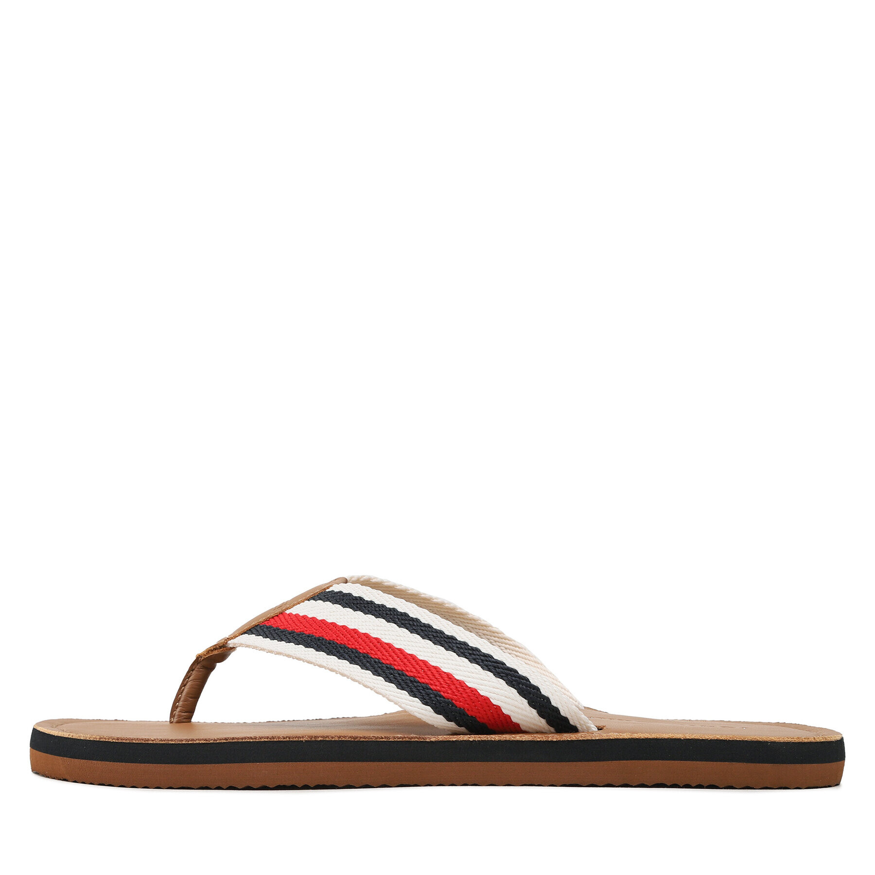 Tommy Hilfiger Žabky Leather Beach Sandal FM0FM04548 Écru - Pepit.sk